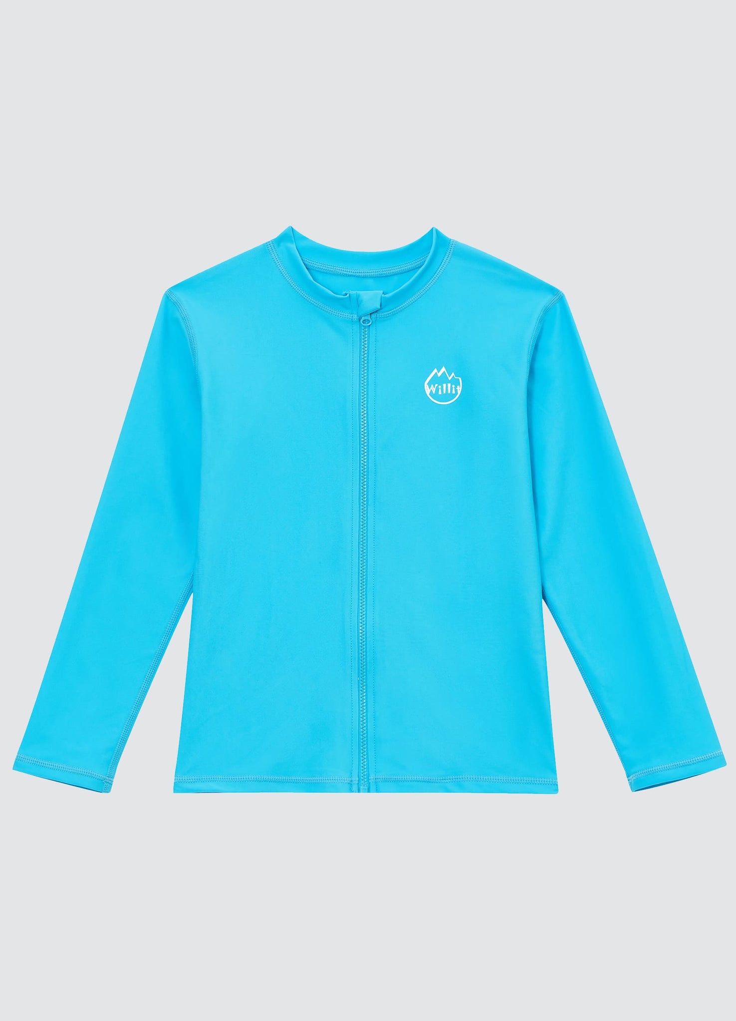 Boy's Full Zip Long Sleeve Rashguard