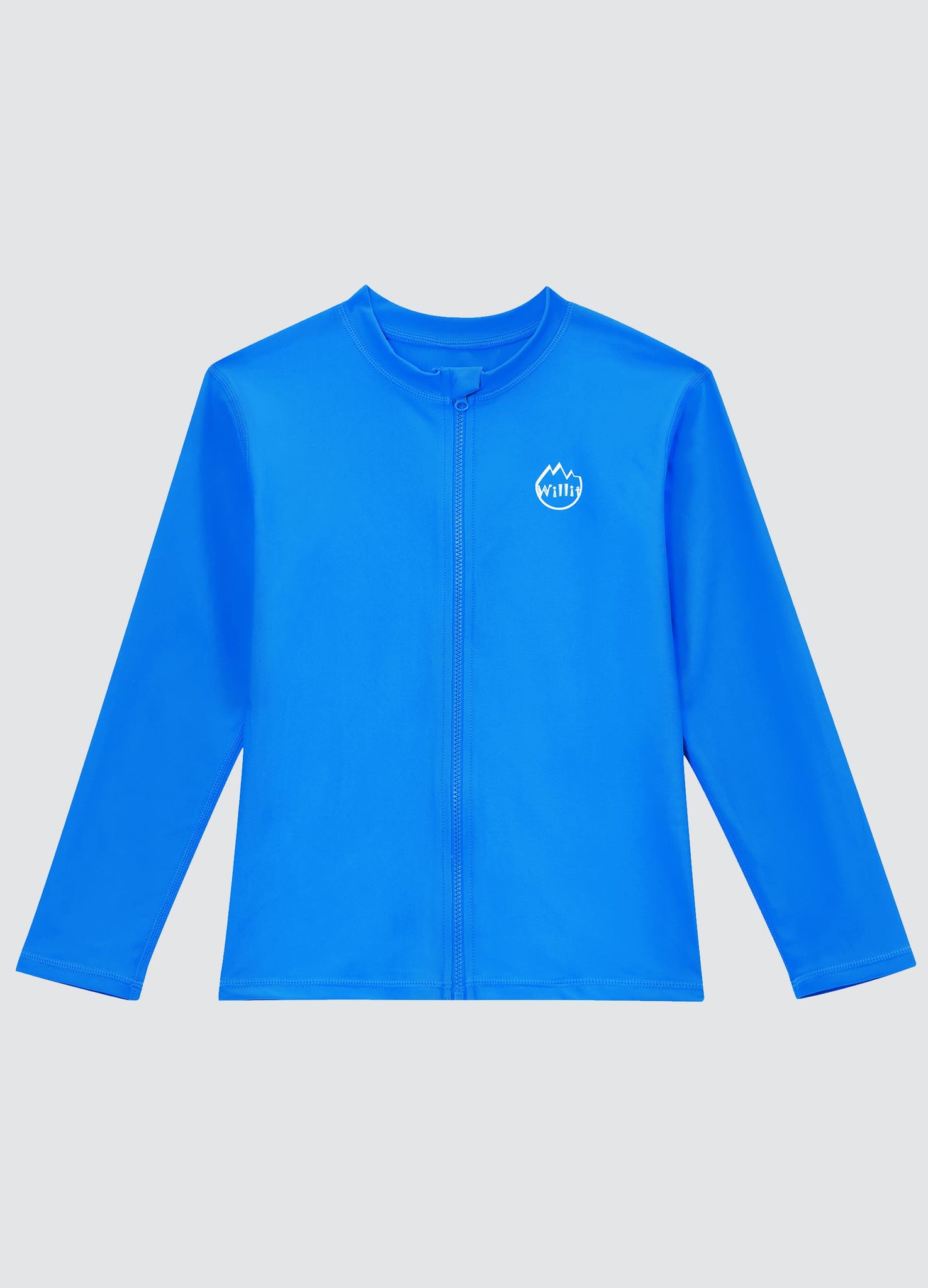 Boy's Full Zip Long Sleeve Rashguard