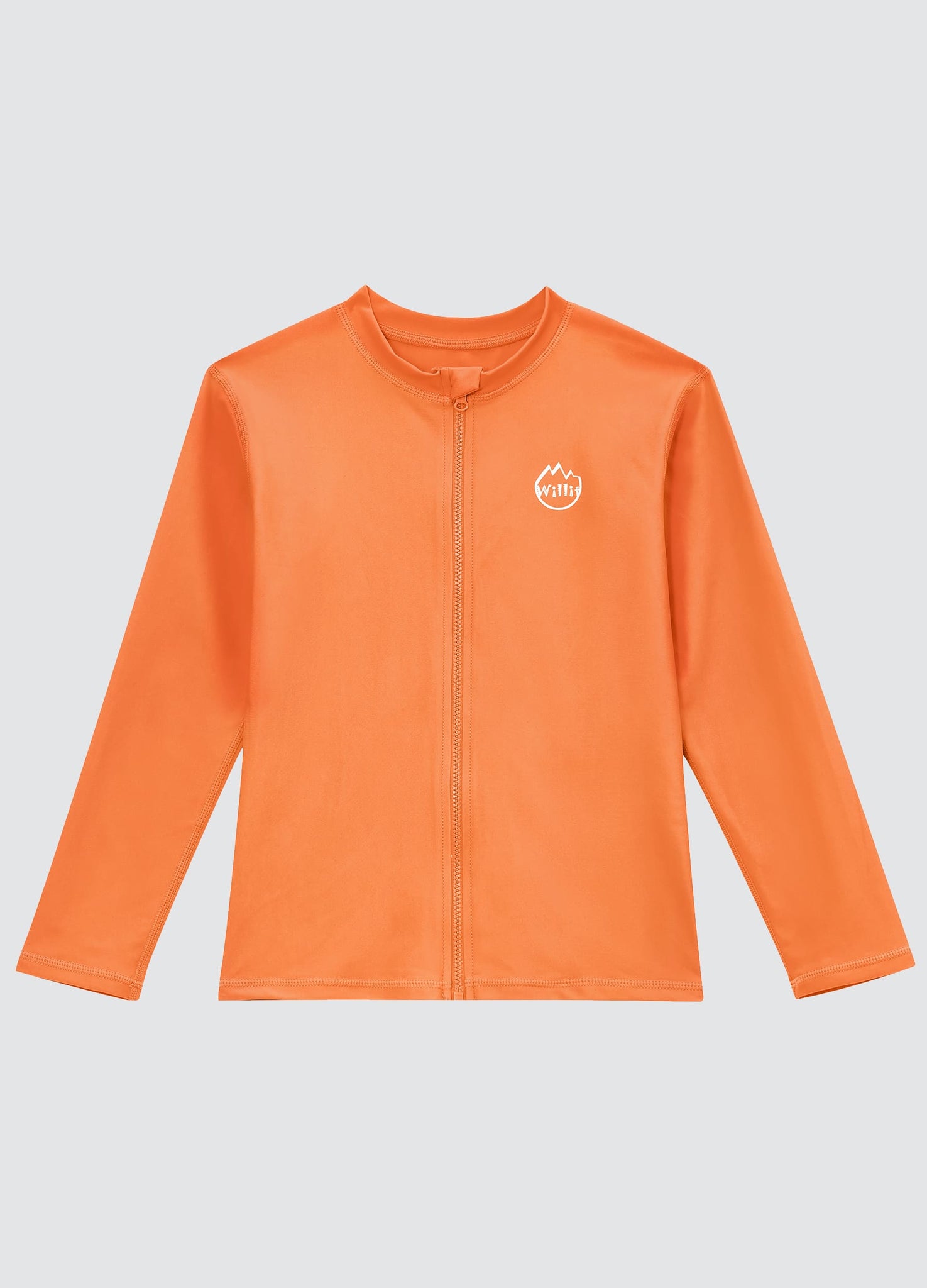 Boy's Full Zip Long Sleeve Rashguard