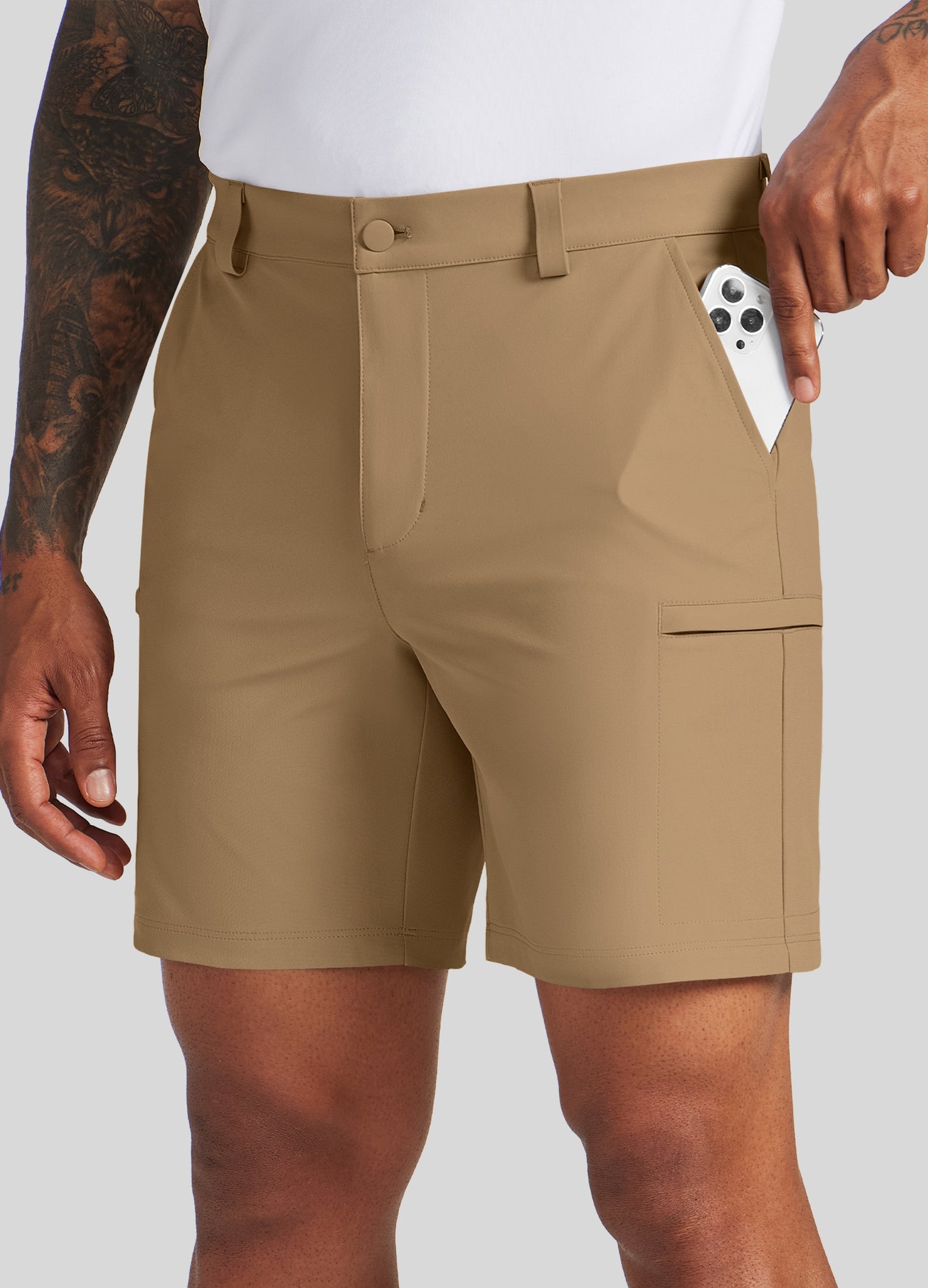 Men's Active Golf Shorts 7 Inseam