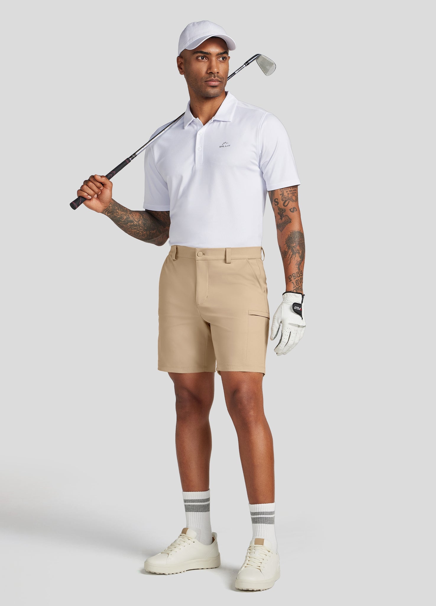 Men's Active Golf Shorts 7 Inseam