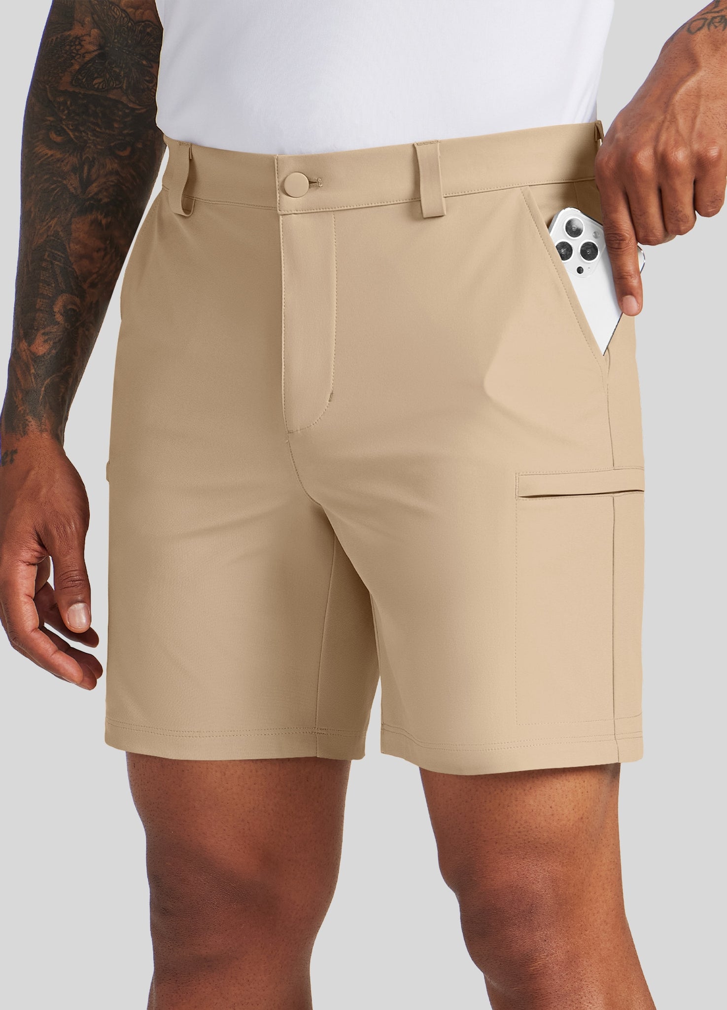 Men's Active Golf Shorts 7 Inseam