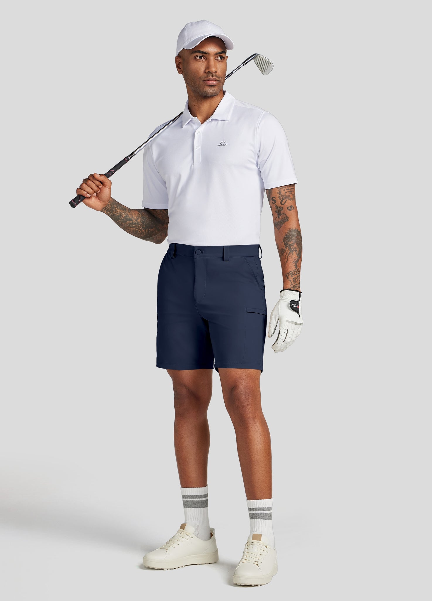 Men's Active Golf Shorts 7 Inseam