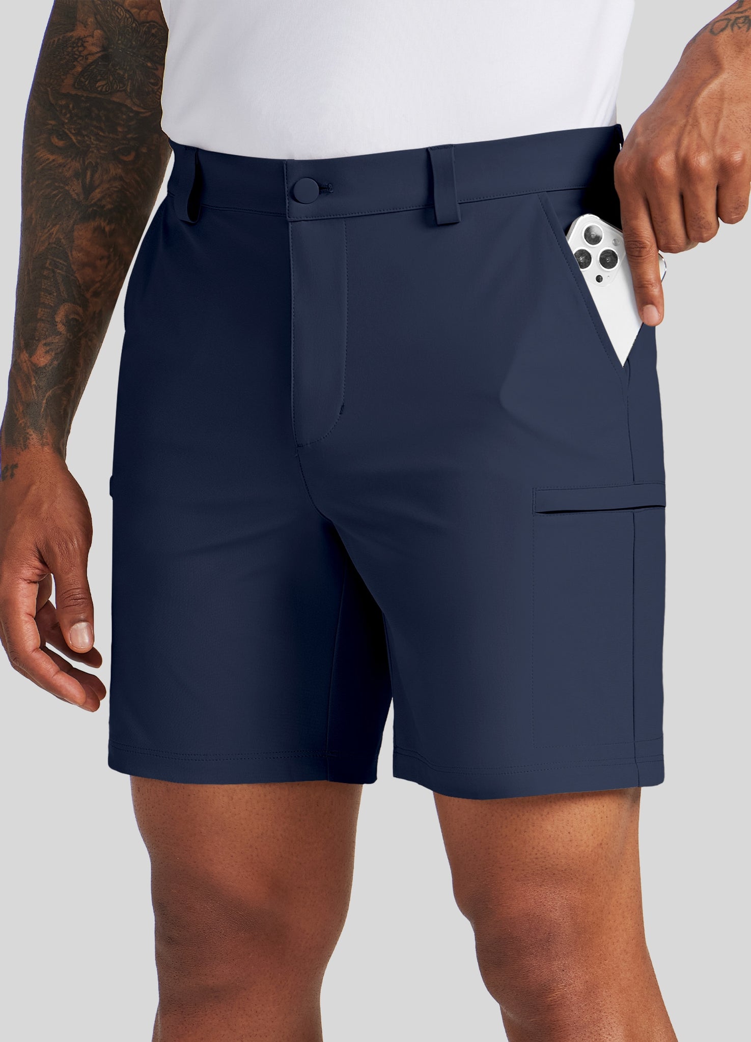 Men's Active Golf Shorts 7 Inseam