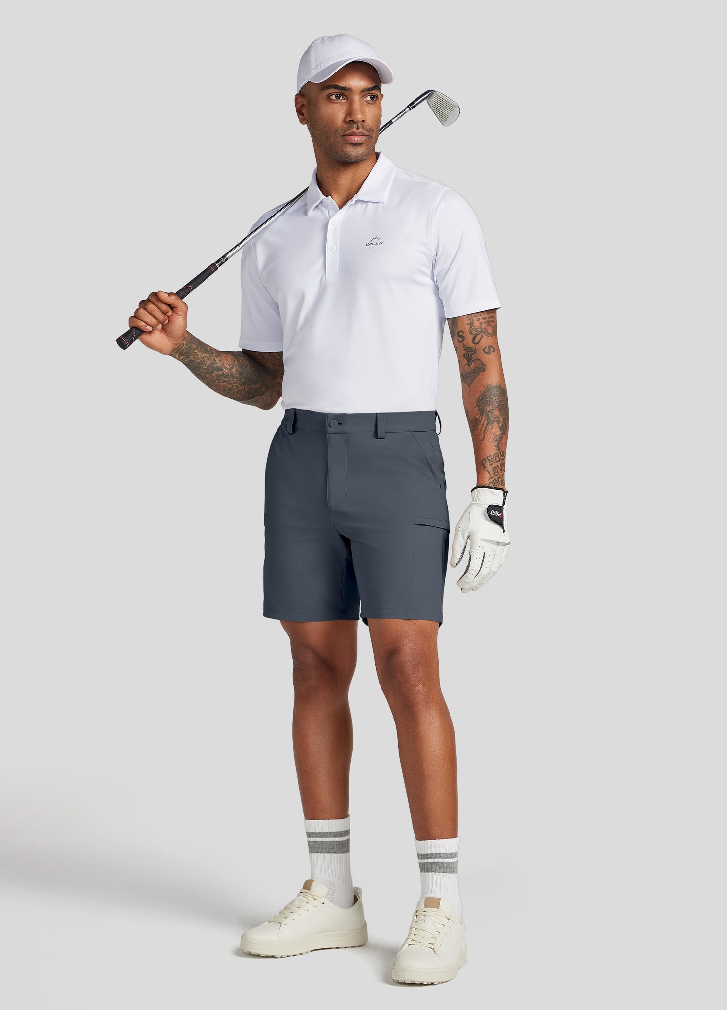 Men's Active Golf Shorts 7 Inseam