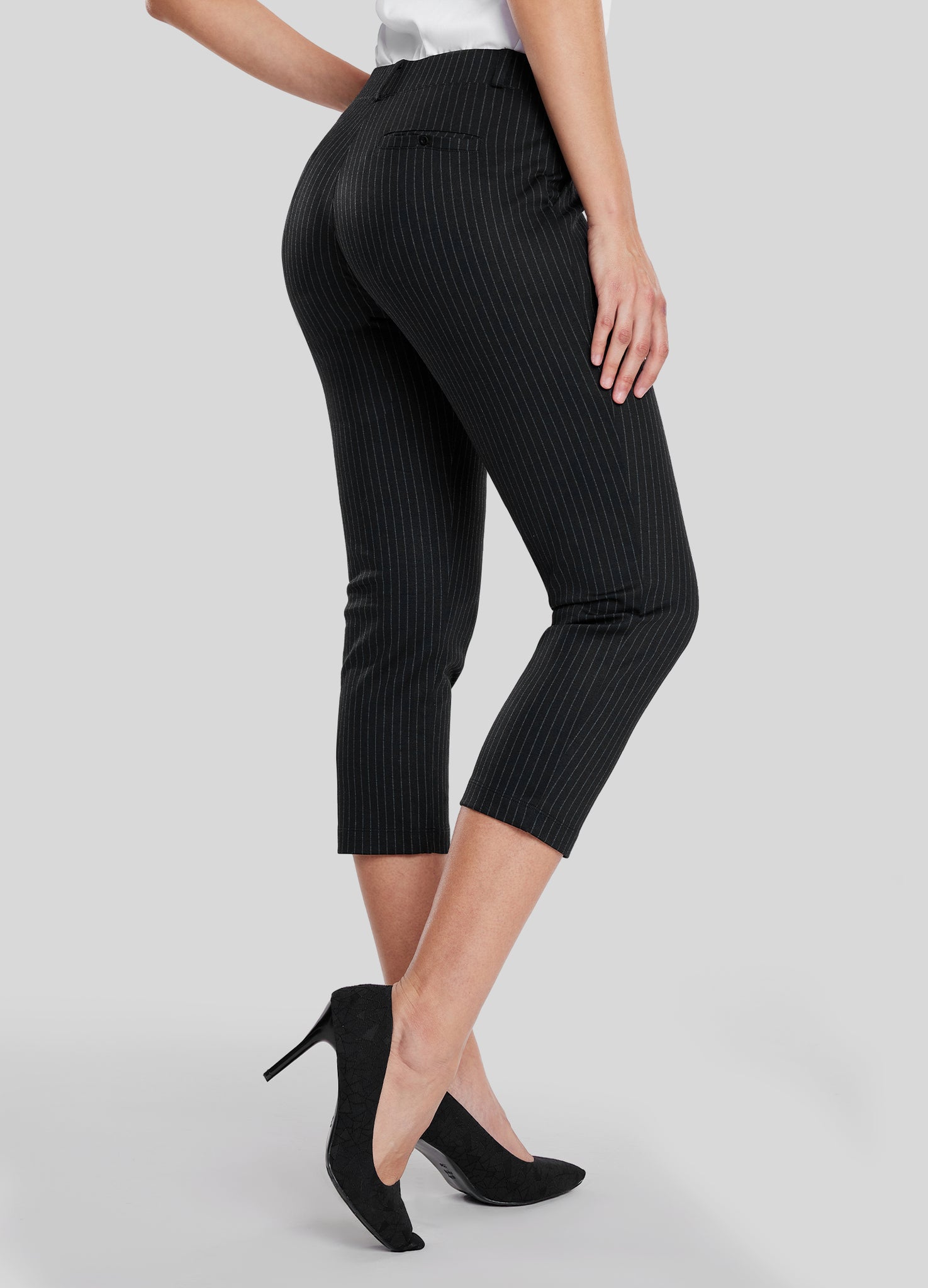 Women's Stretch Capri Dress Pants