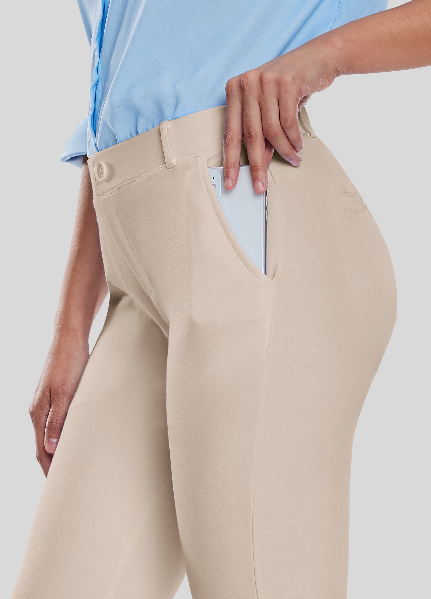 Women's Stretch Capri Dress Pants