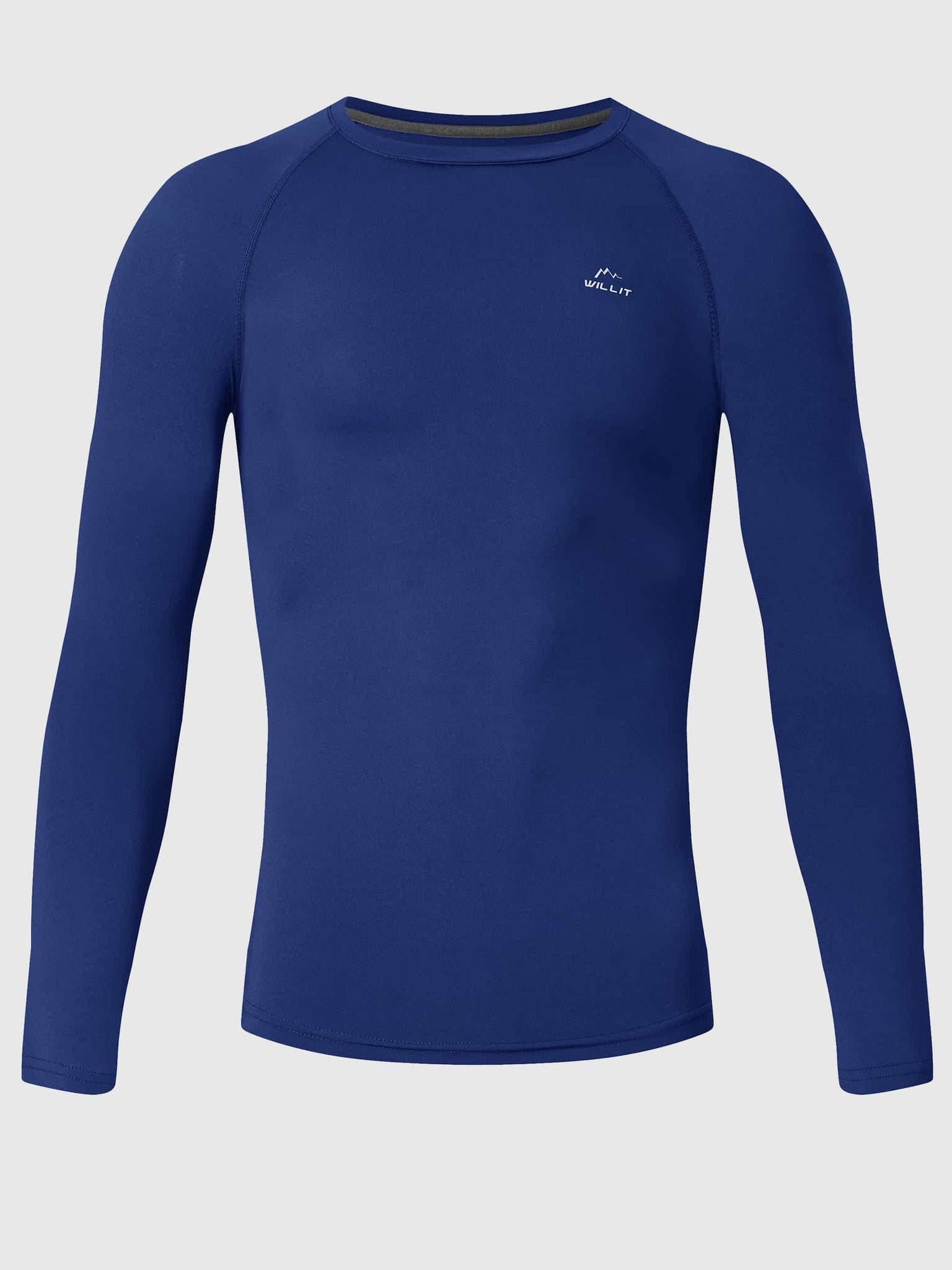 Boys Long-Sleeve Soccer Undershirt_Blue_laydown2