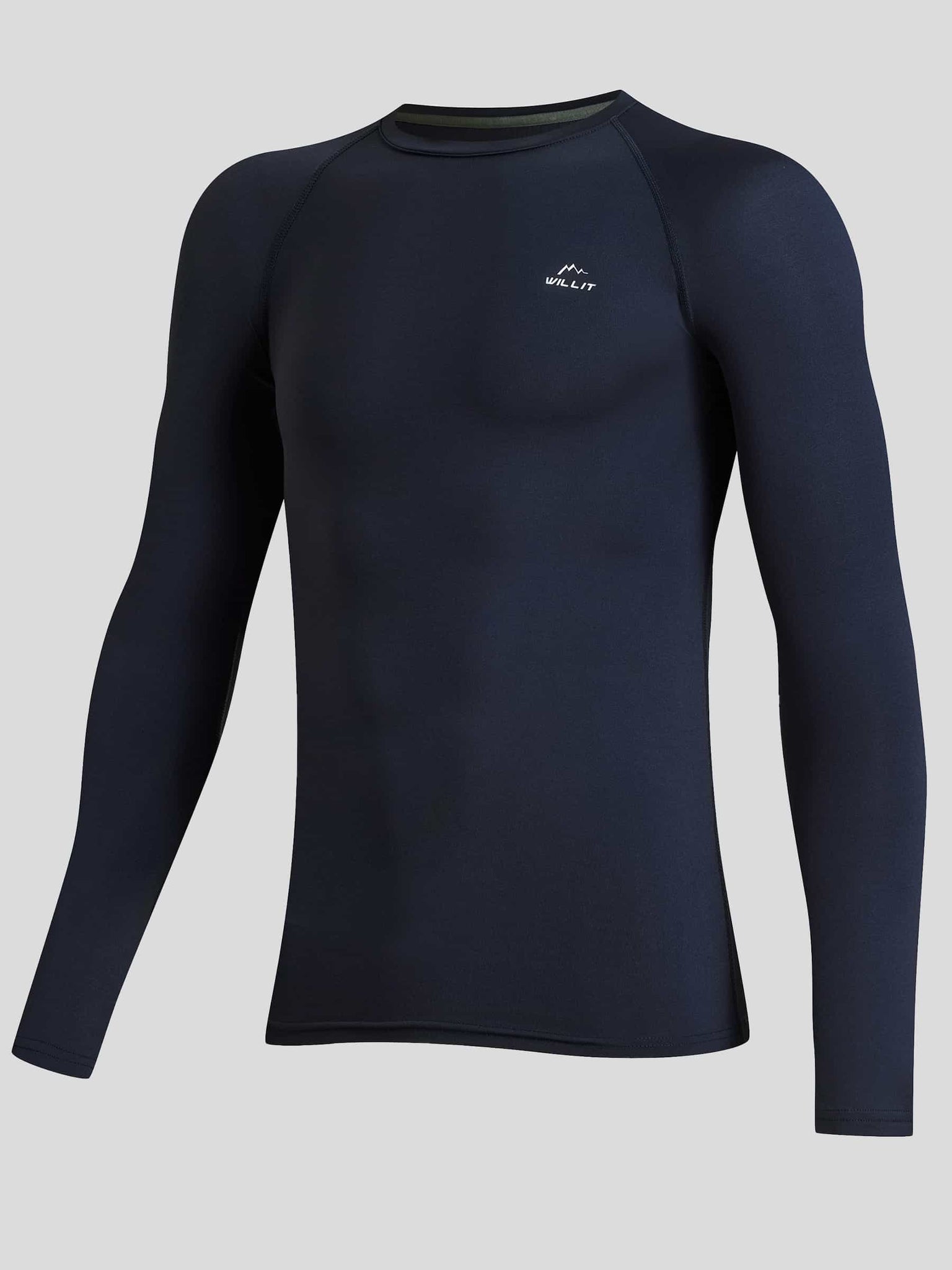 Boys Long-Sleeve Soccer Undershirt_Navy_laydown1