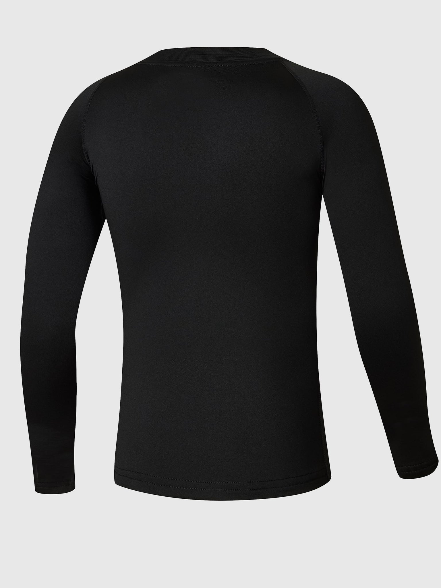 Boys Thermal Fleece Long-Sleeve Shirt_Black4