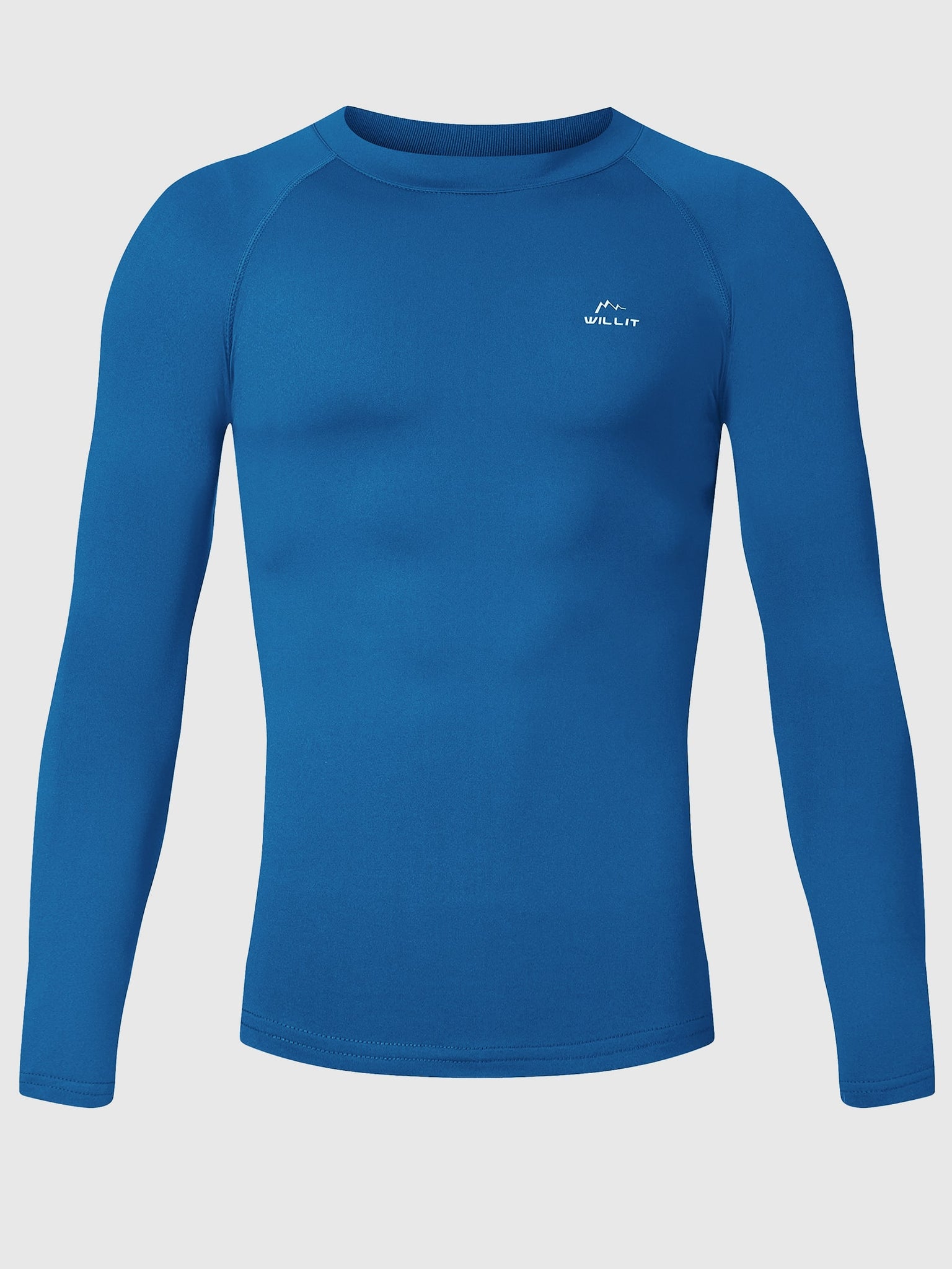 Boys Thermal Fleece Long-Sleeve Shirt_Blue1