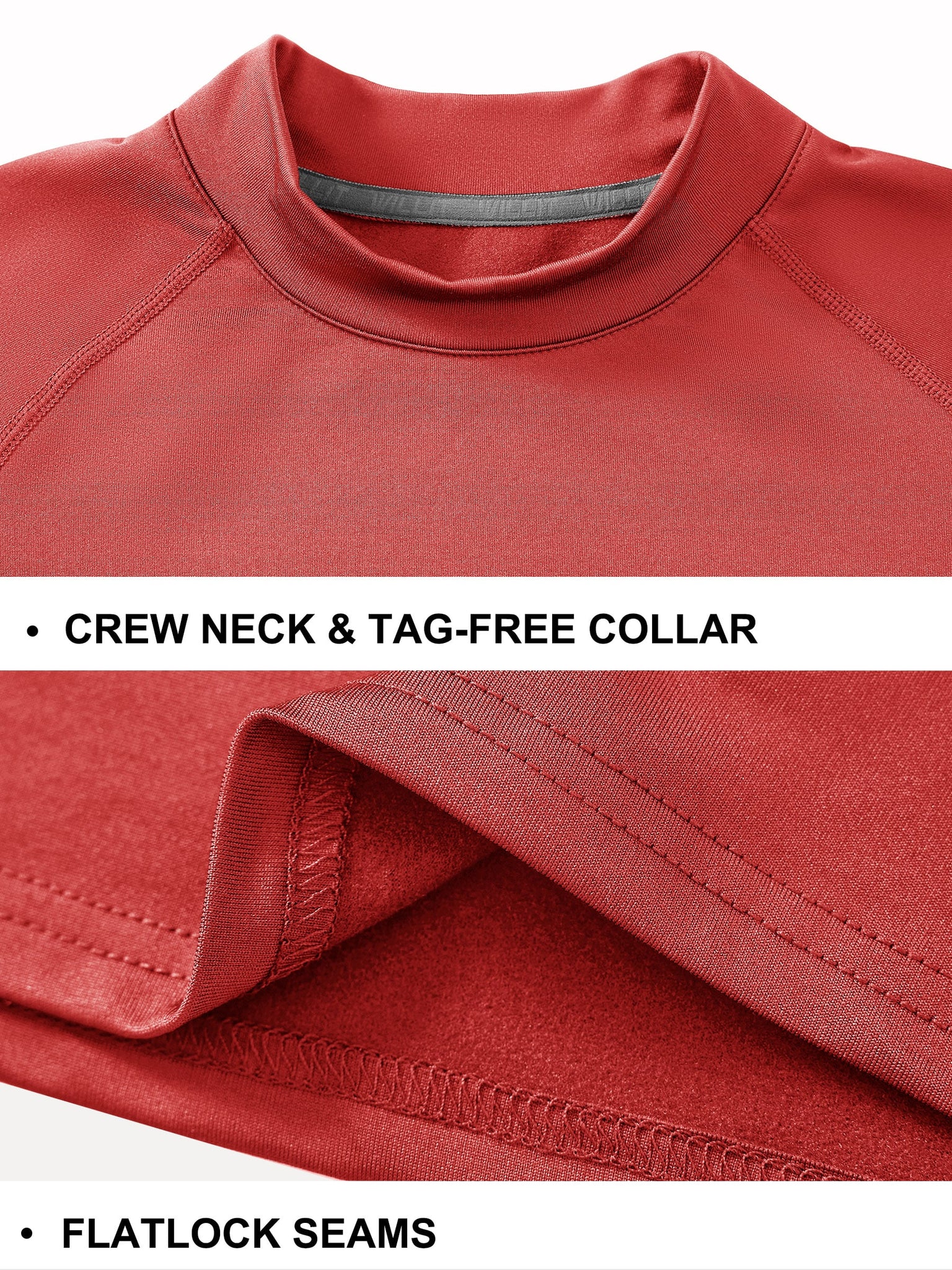 Boys Thermal Fleece Long-Sleeve Shirt_Red_detail