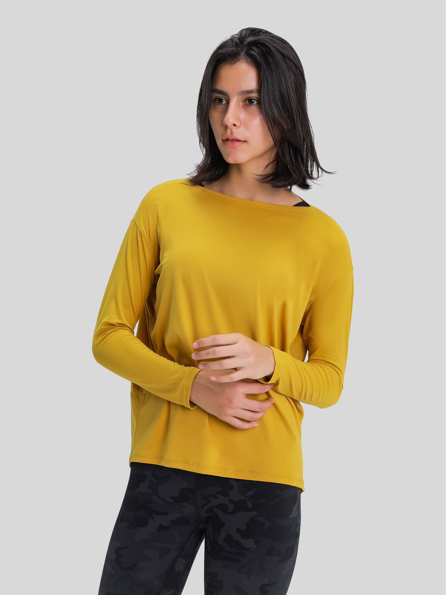 Women's Breathable Loose Long Sleeve Top