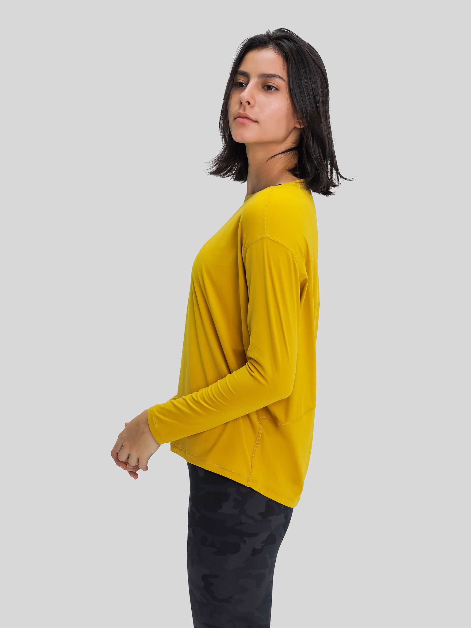 Women's Breathable Loose Long Sleeve Top