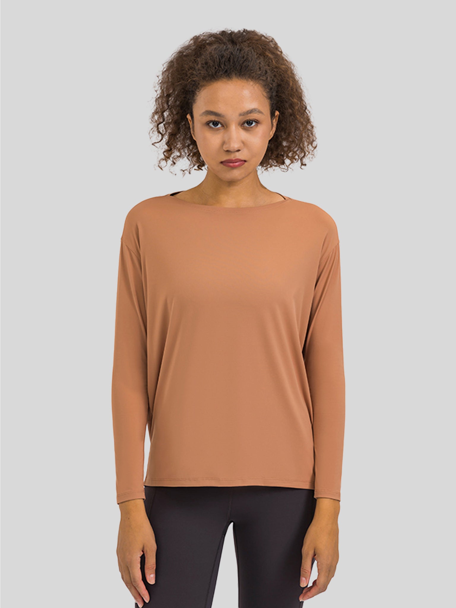 Women's Breathable Loose Long Sleeve Top