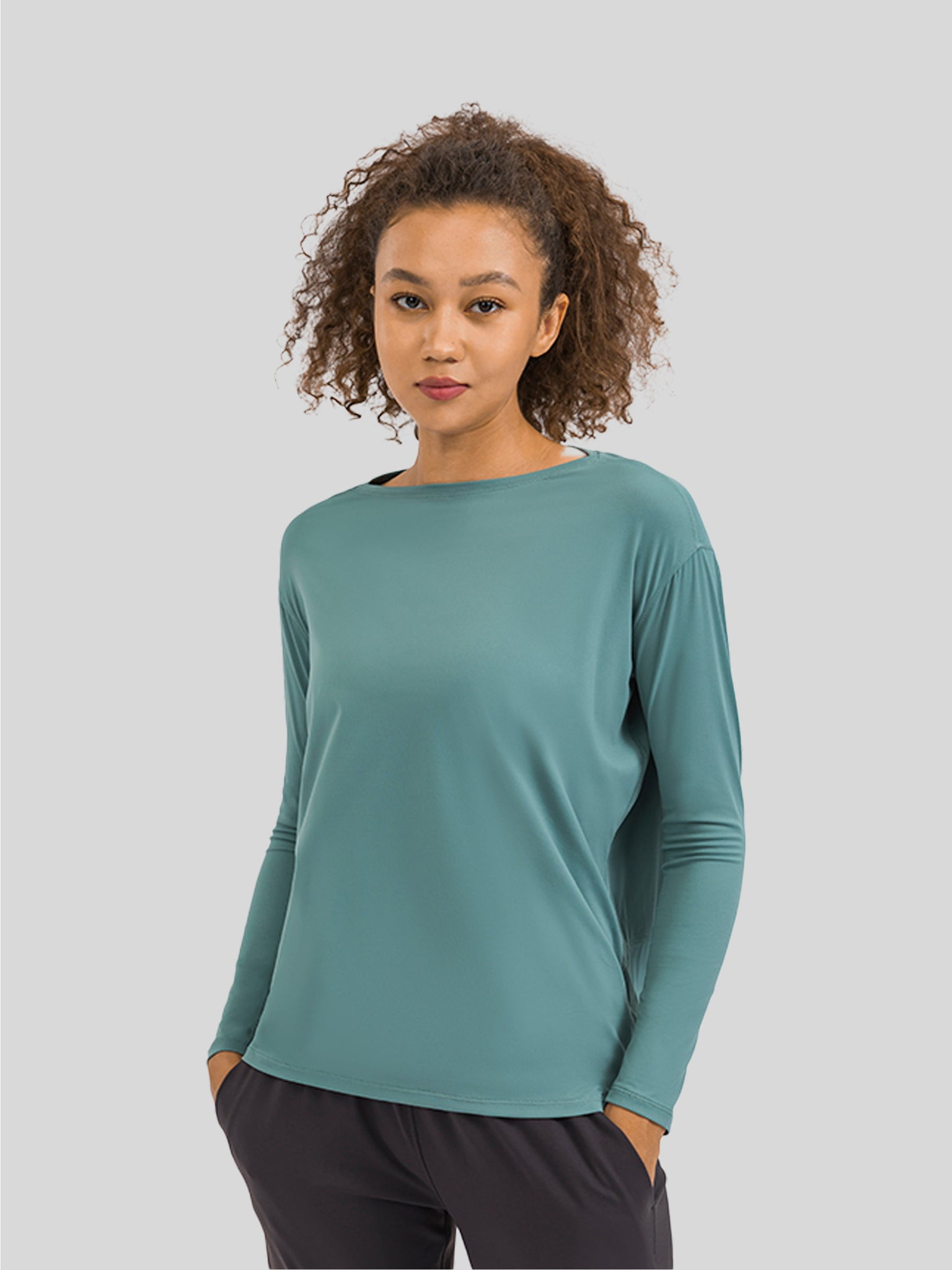 Women's Breathable Loose Long Sleeve Top