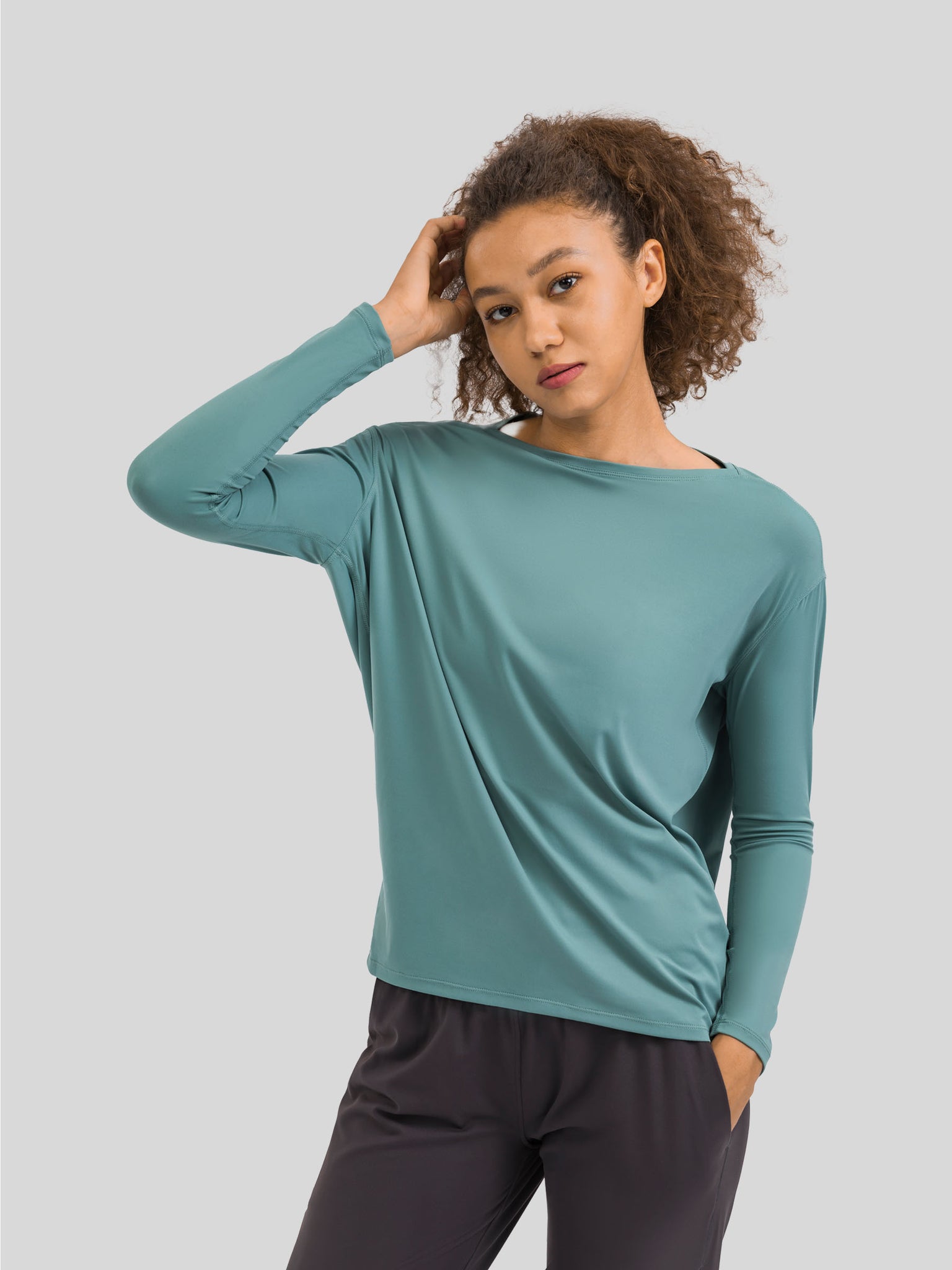 Women's Breathable Loose Long Sleeve Top