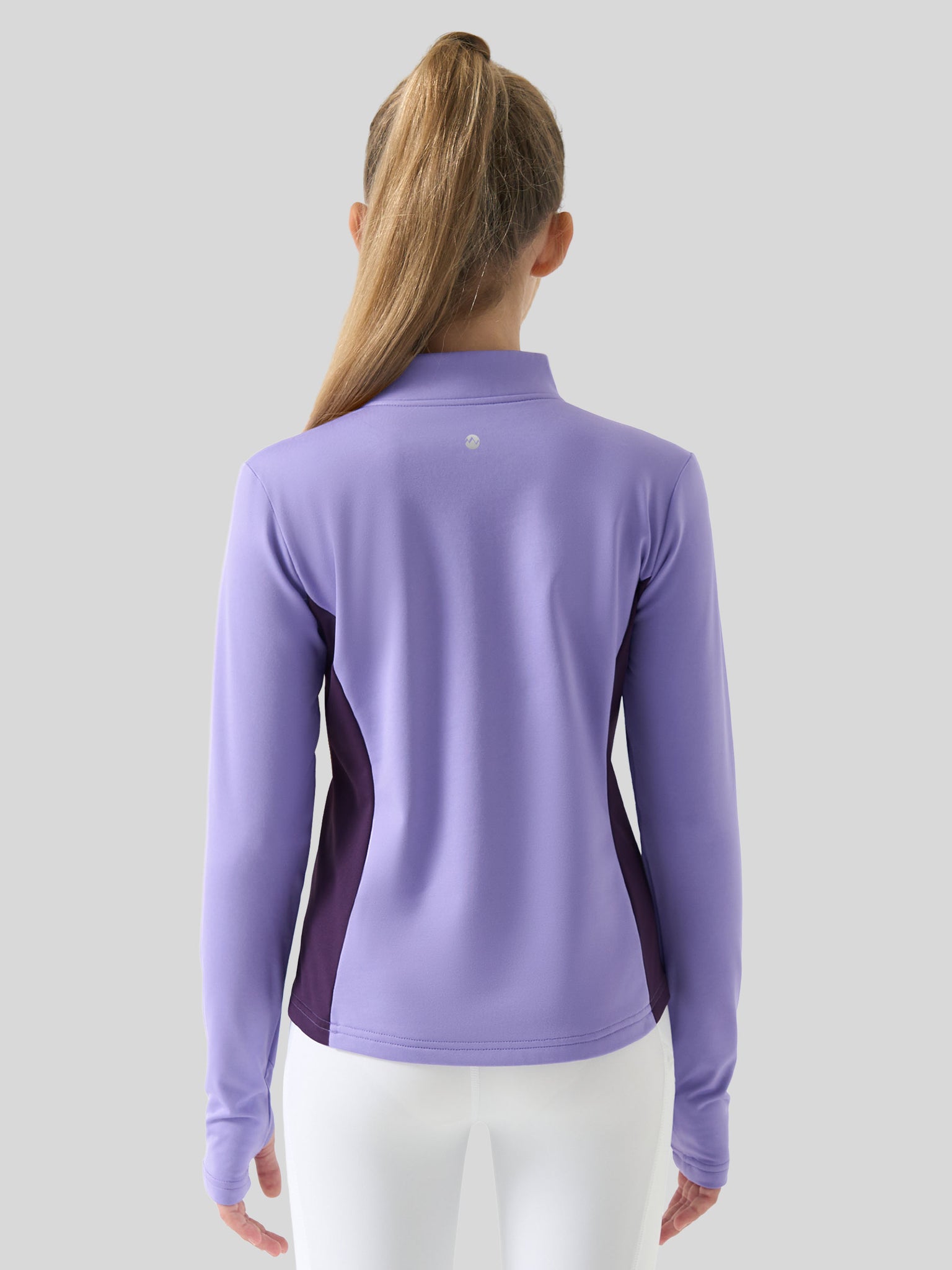 Girls Fleece Horse Riding Long Sleeve Shirts