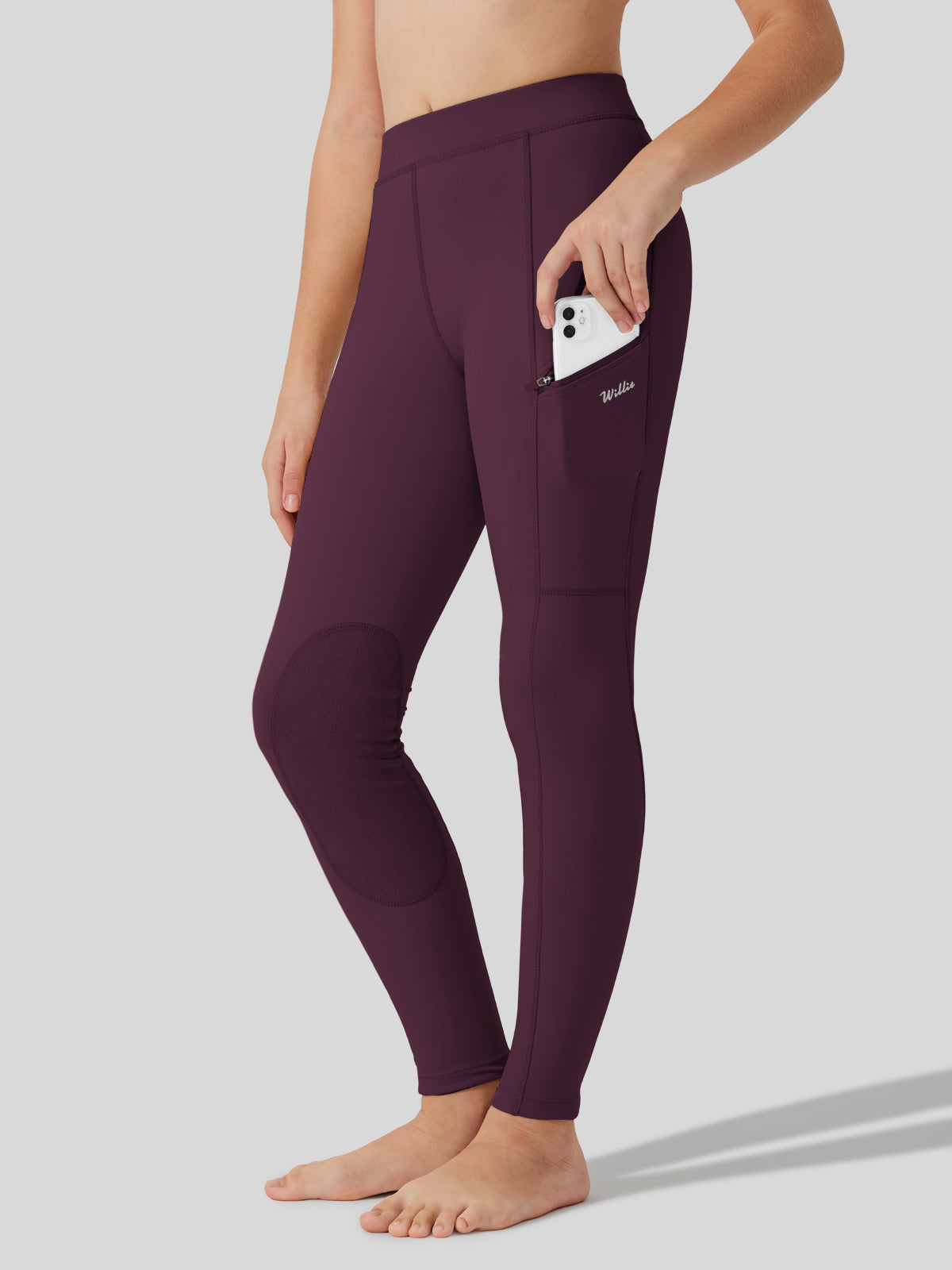 Girls Horse Riding Pants Knee-Patch