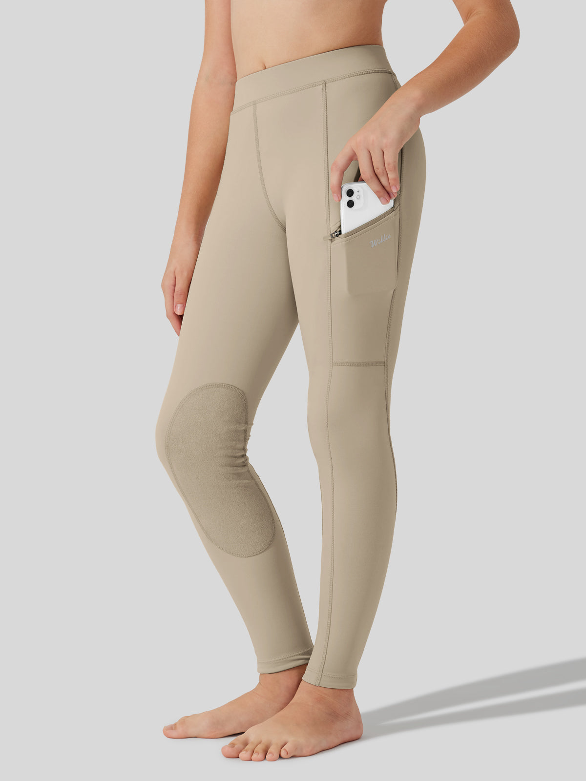 Girls Horse Riding Pants Knee-Patch
