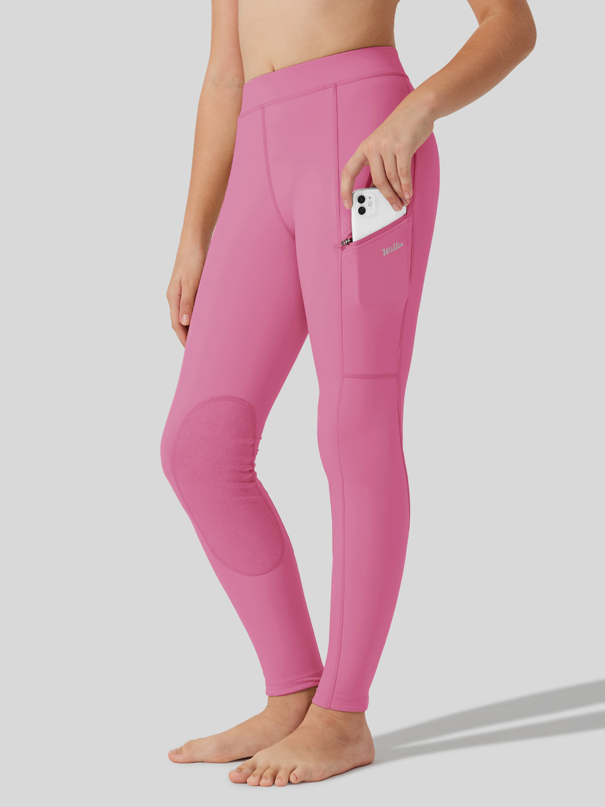 Girls Horse Riding Pants Knee-Patch