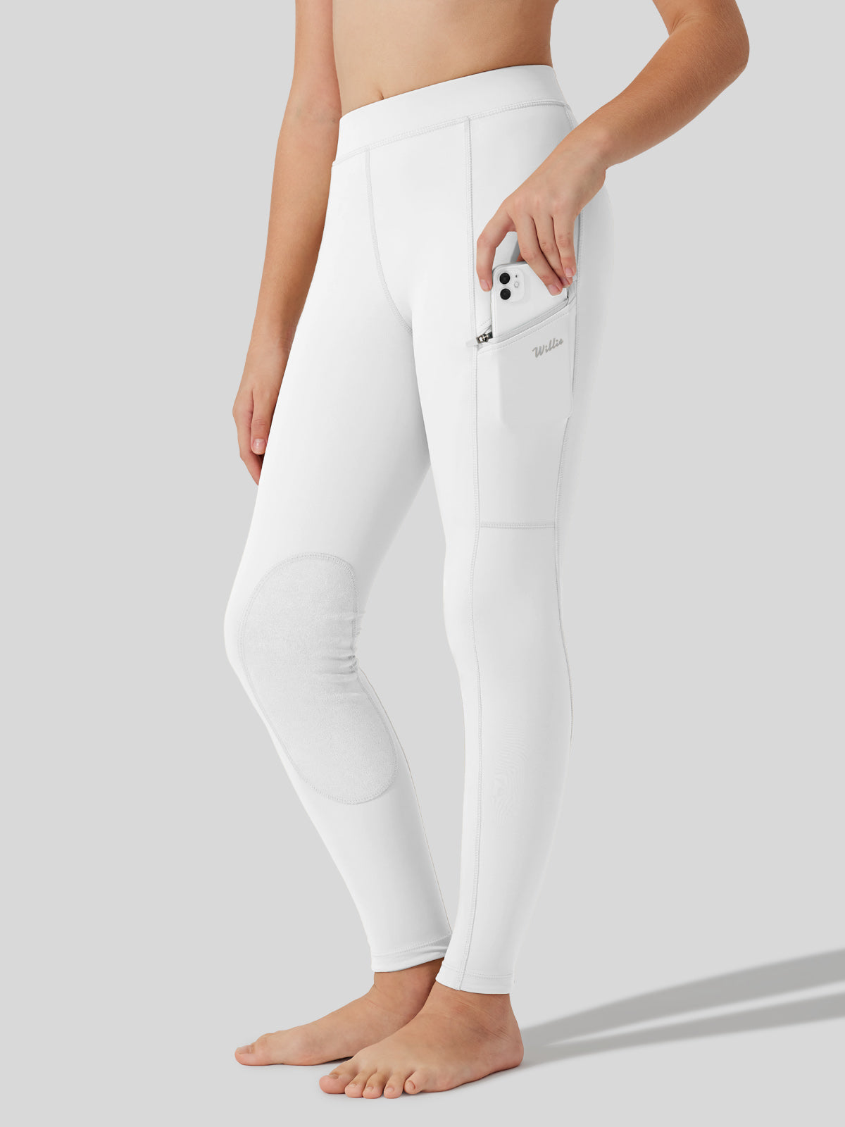 Girls Horse Riding Pants Knee-Patch