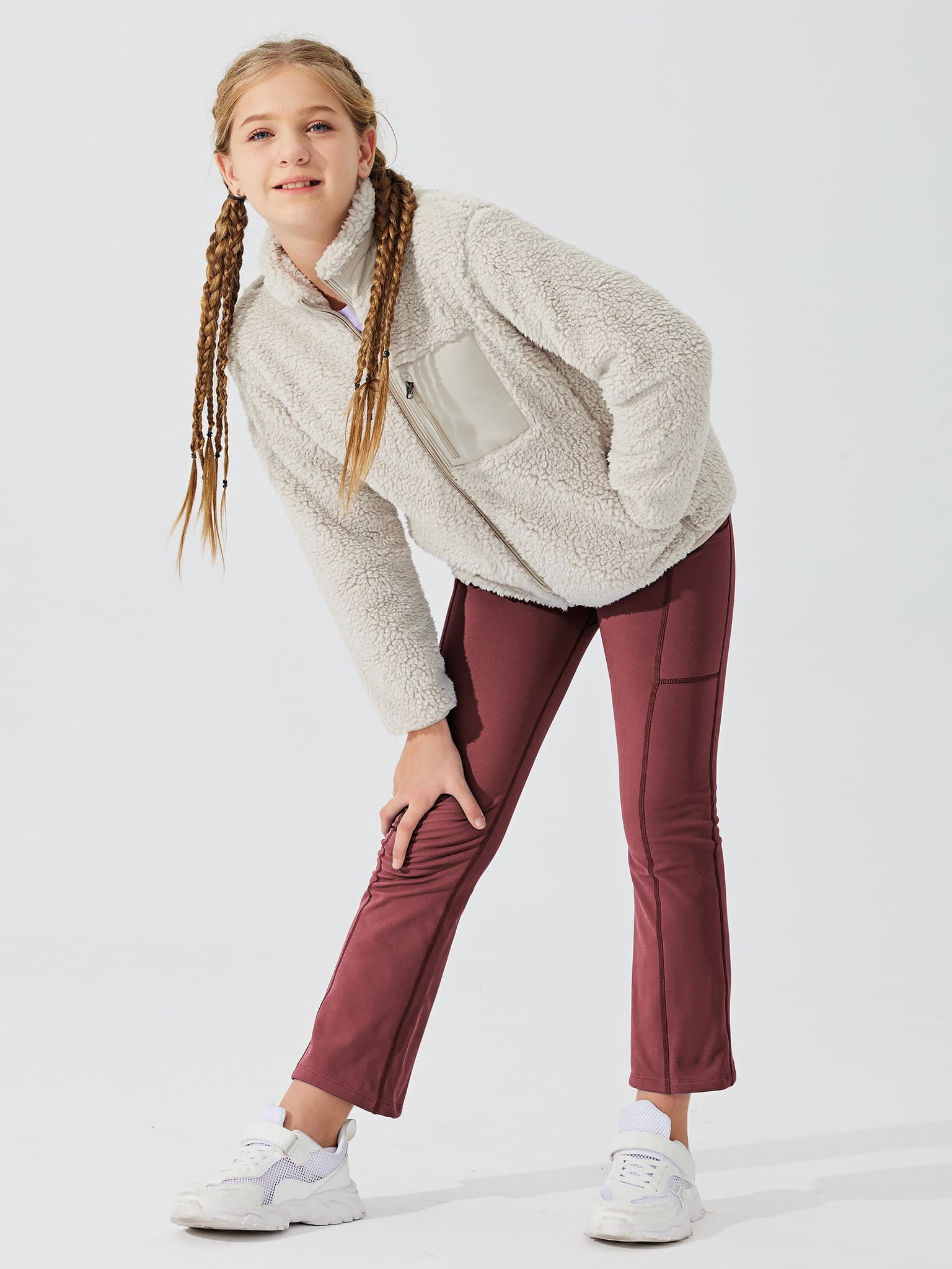 Girls' Thermal Mini-Flared Pants