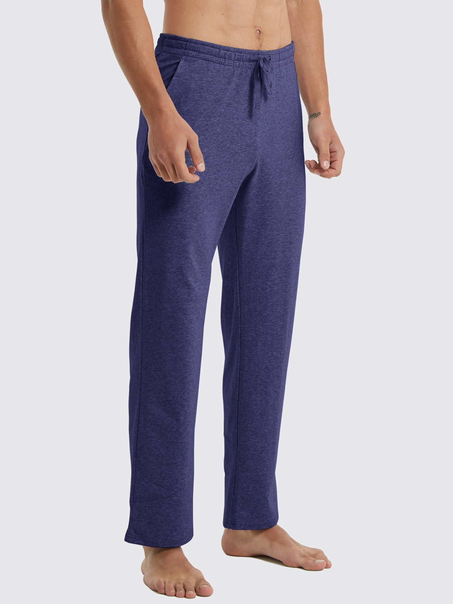 Men's Cotton Yoga Balance Sweatpants_Violet_model3
