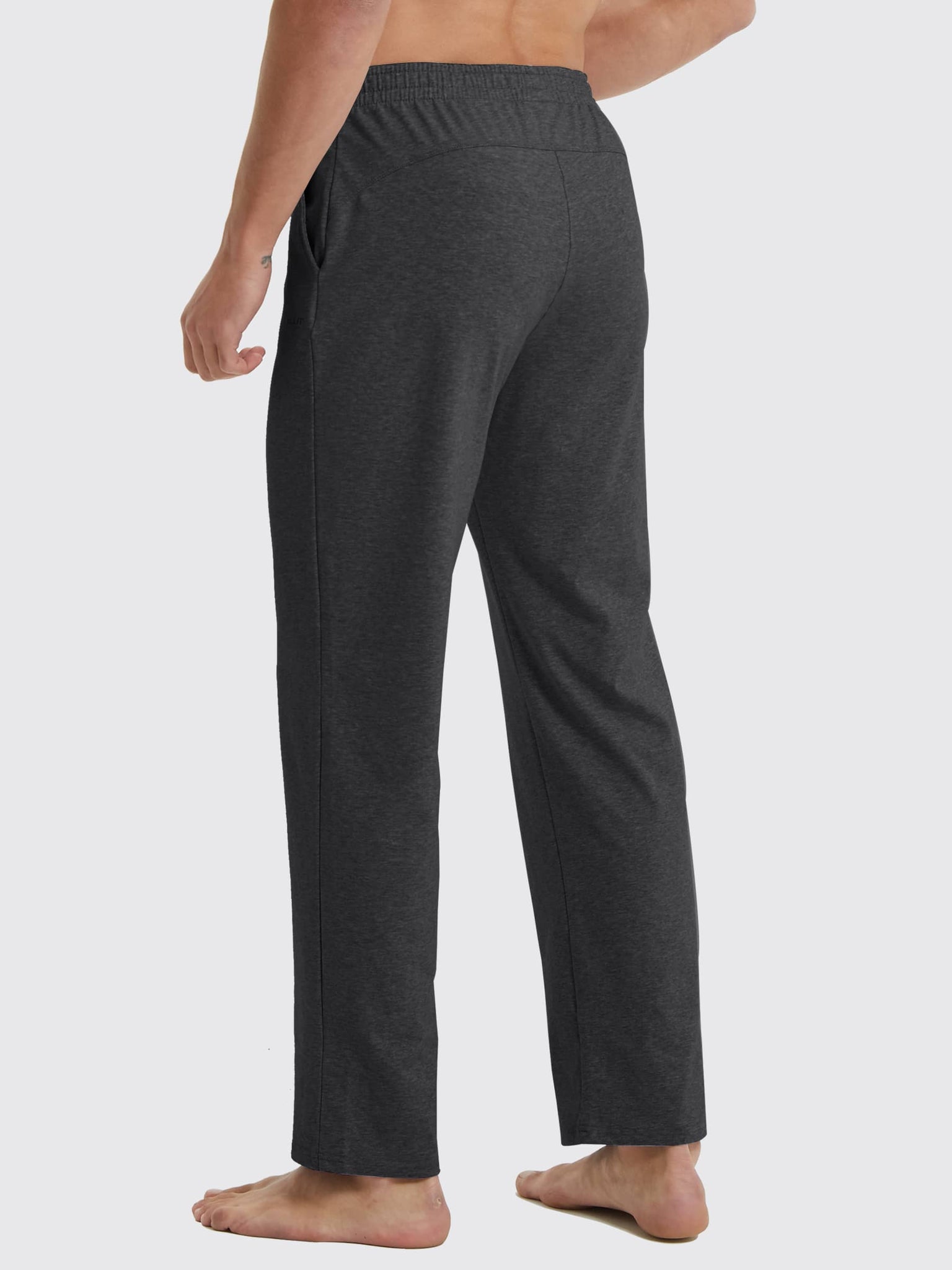 Men's Cotton Yoga Balance Sweatpants_Gray_model3