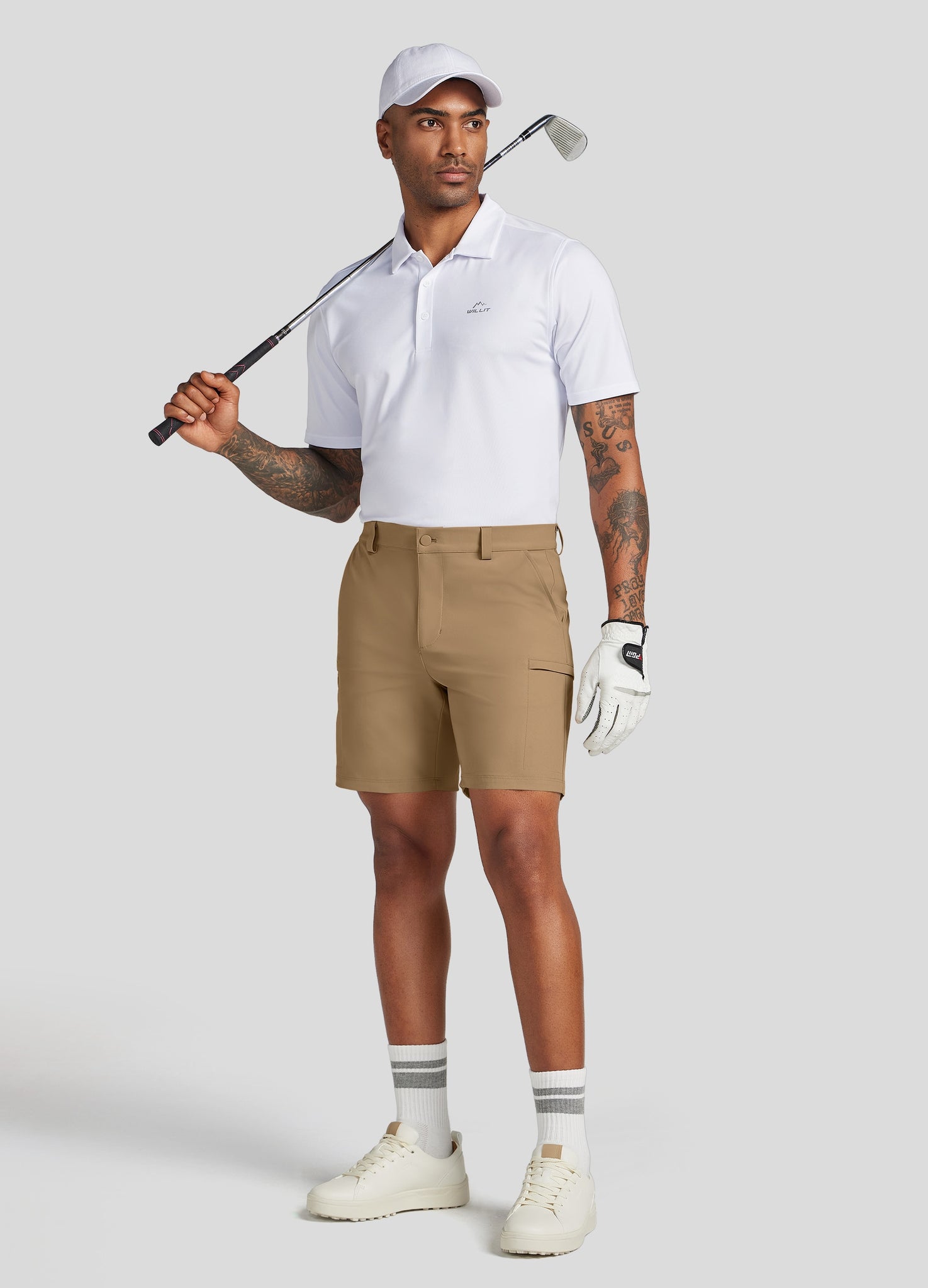 Men's Active Golf Shorts 7 Inseam