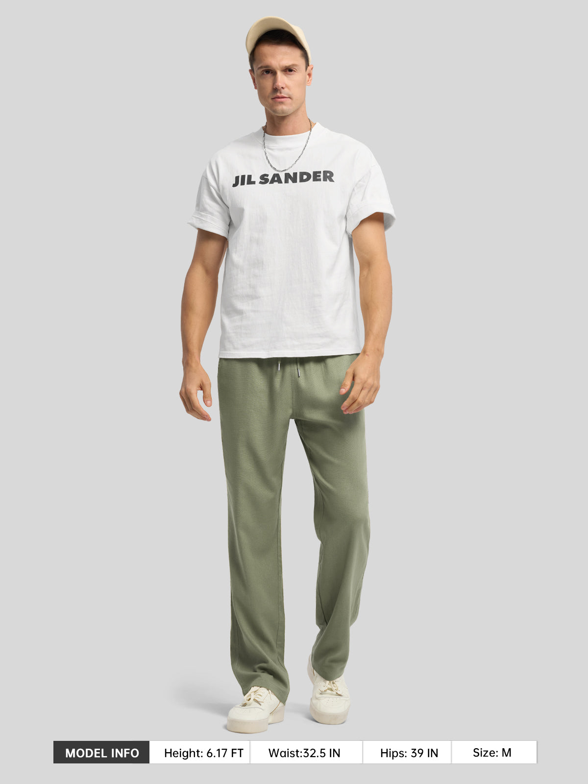 Willit Men's Casual Linen Drawstring Pants 30 In_sagegreen6