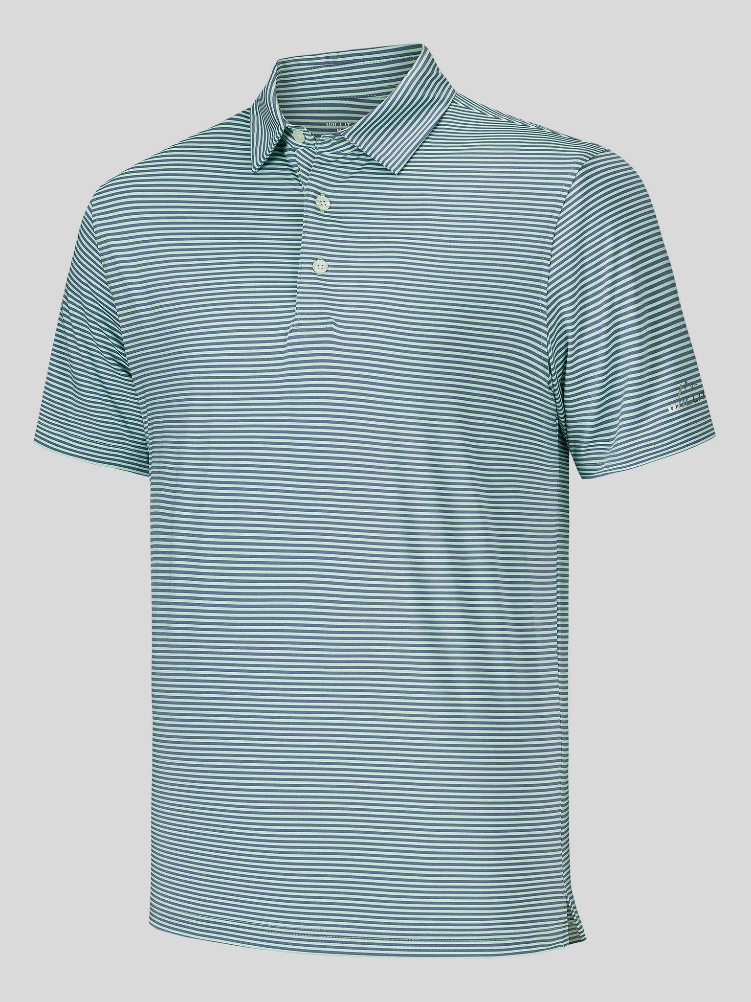 Men's Casual Striped Golf Polo Shirts