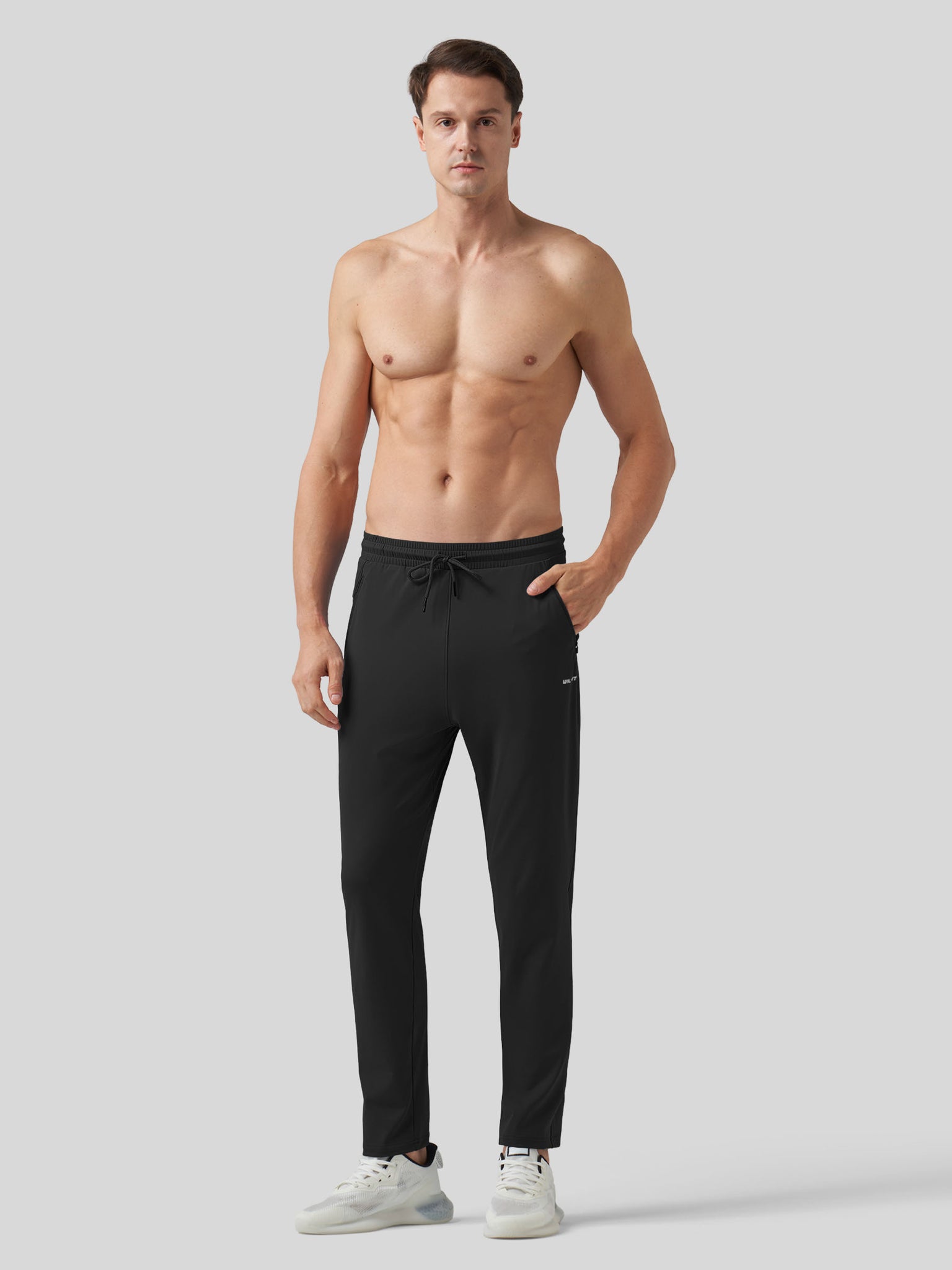 Willt Men's Cool-Dry Tapered Training Pants in black4