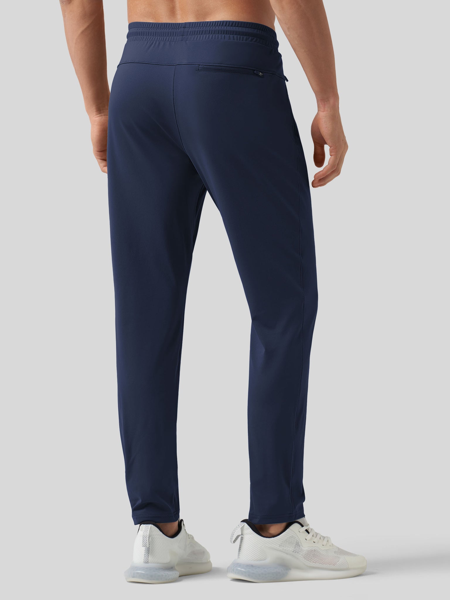Willt Men's Cool-Dry Tapered Training Pants in navy2
