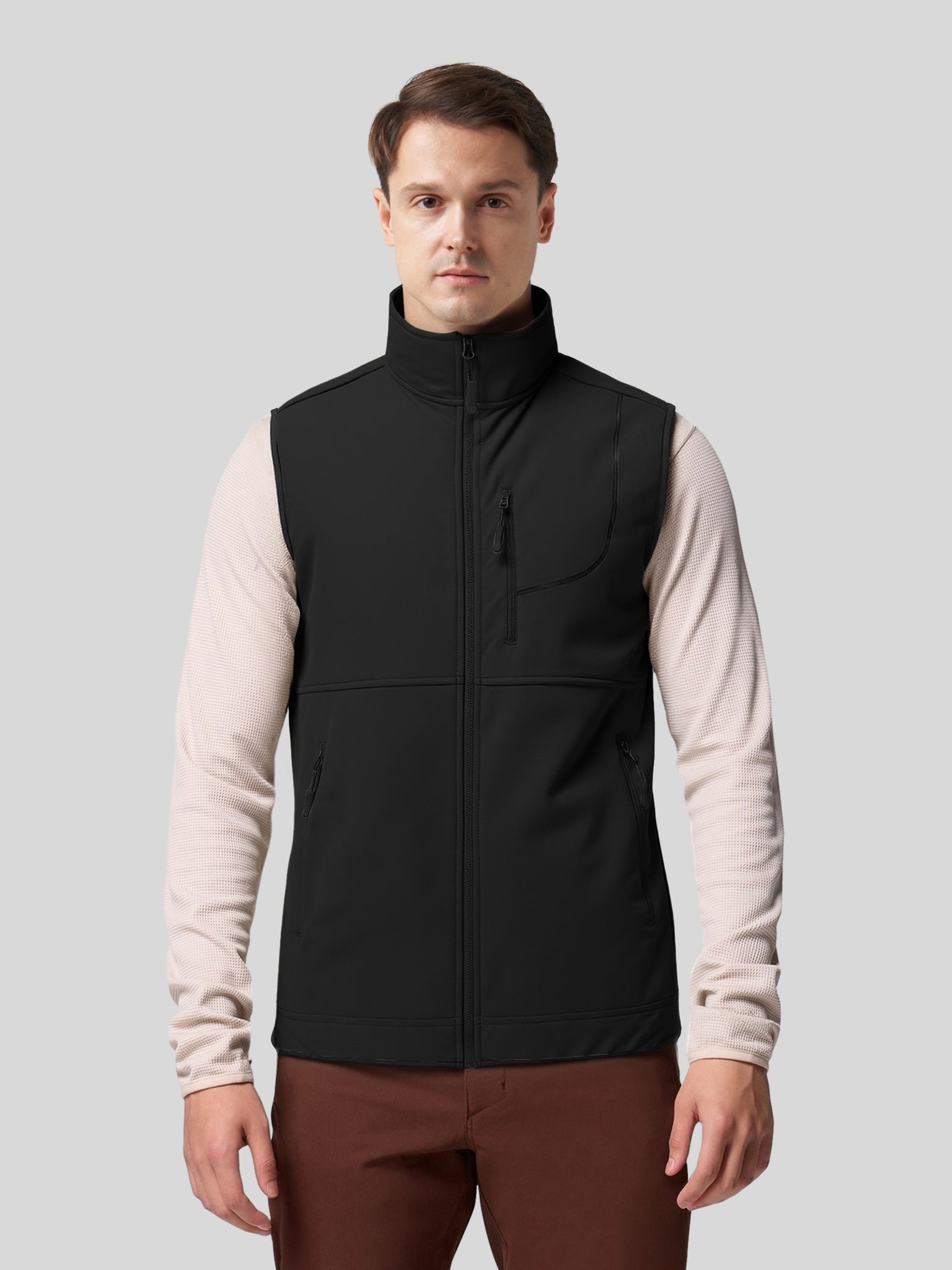 Men's Fleece Softshell Vest