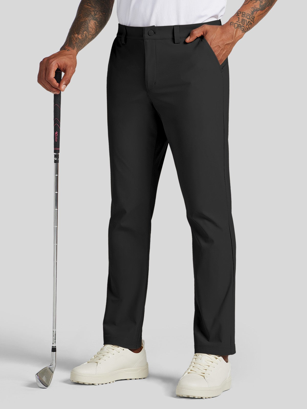 Men's Slim-Fit Golf Dress Pants 34 Inch