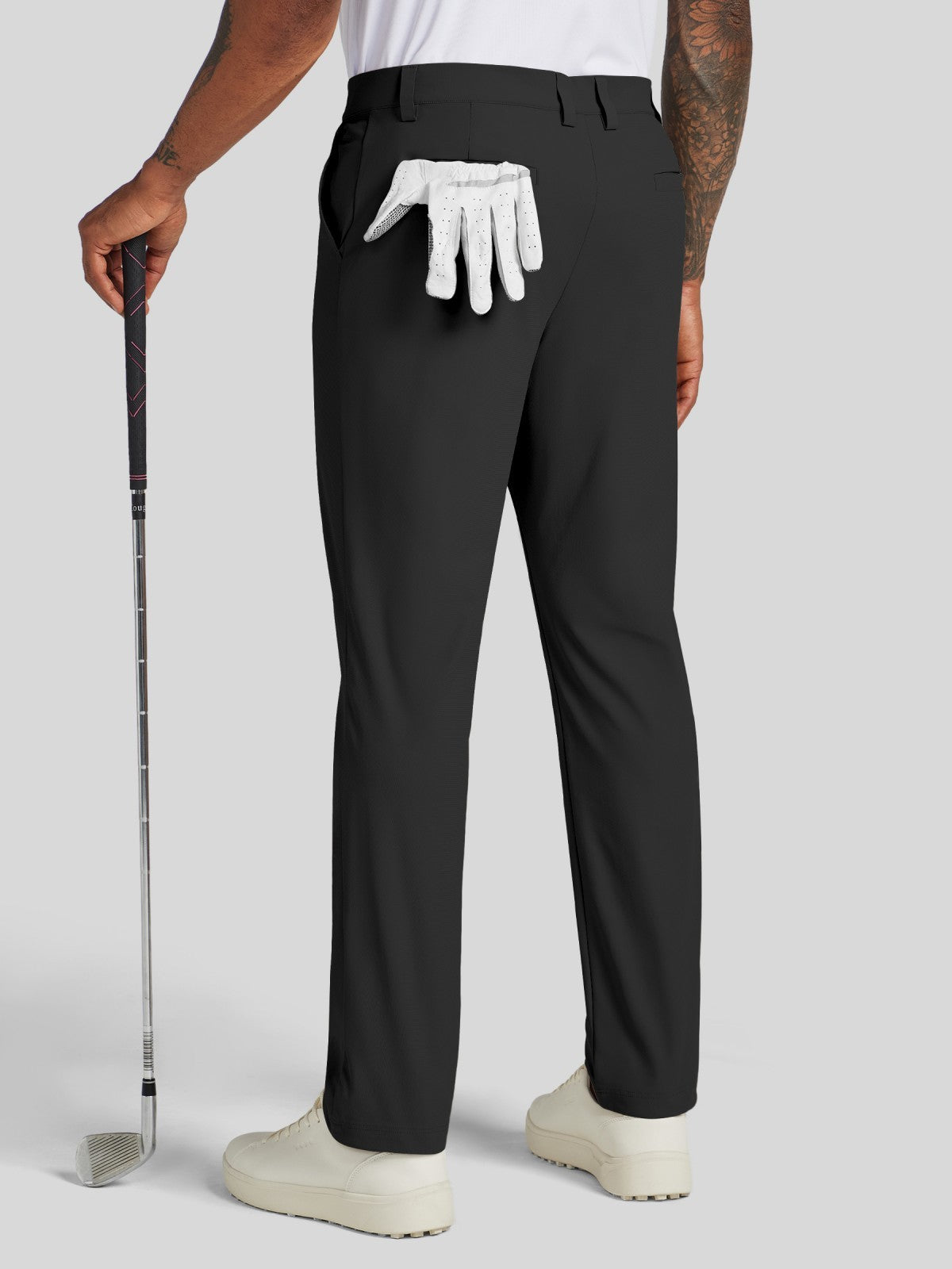 Men's Slim-Fit Golf Dress Pants 34 Inch