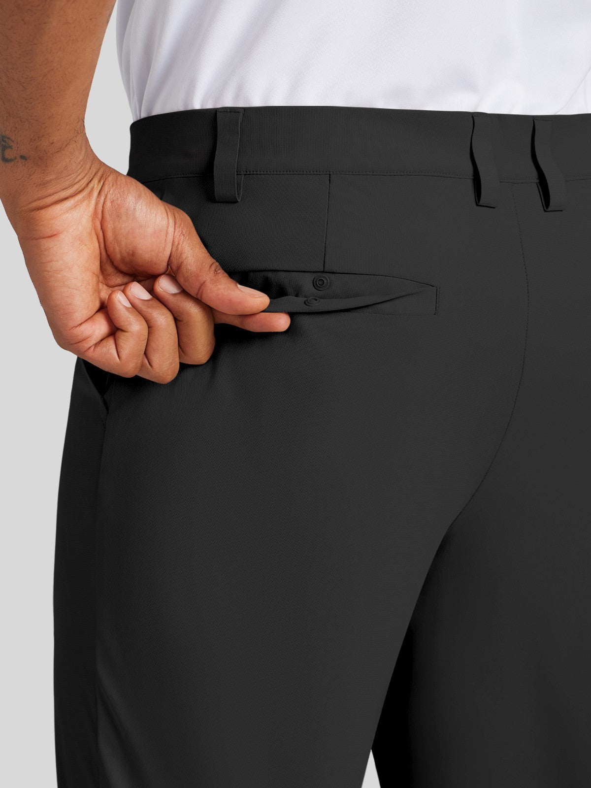 Men's Slim-Fit Golf Dress Pants 30 Inch