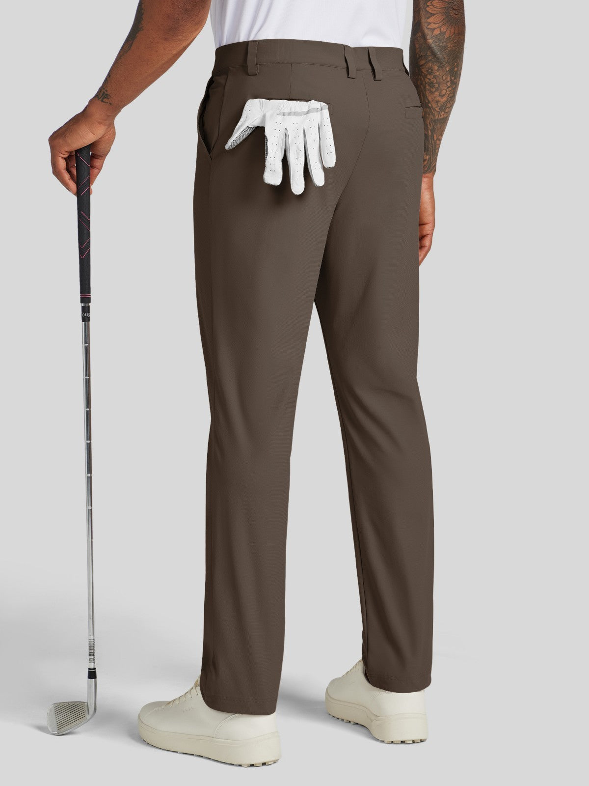 Men's Slim-Fit Golf Dress Pants 30 Inch