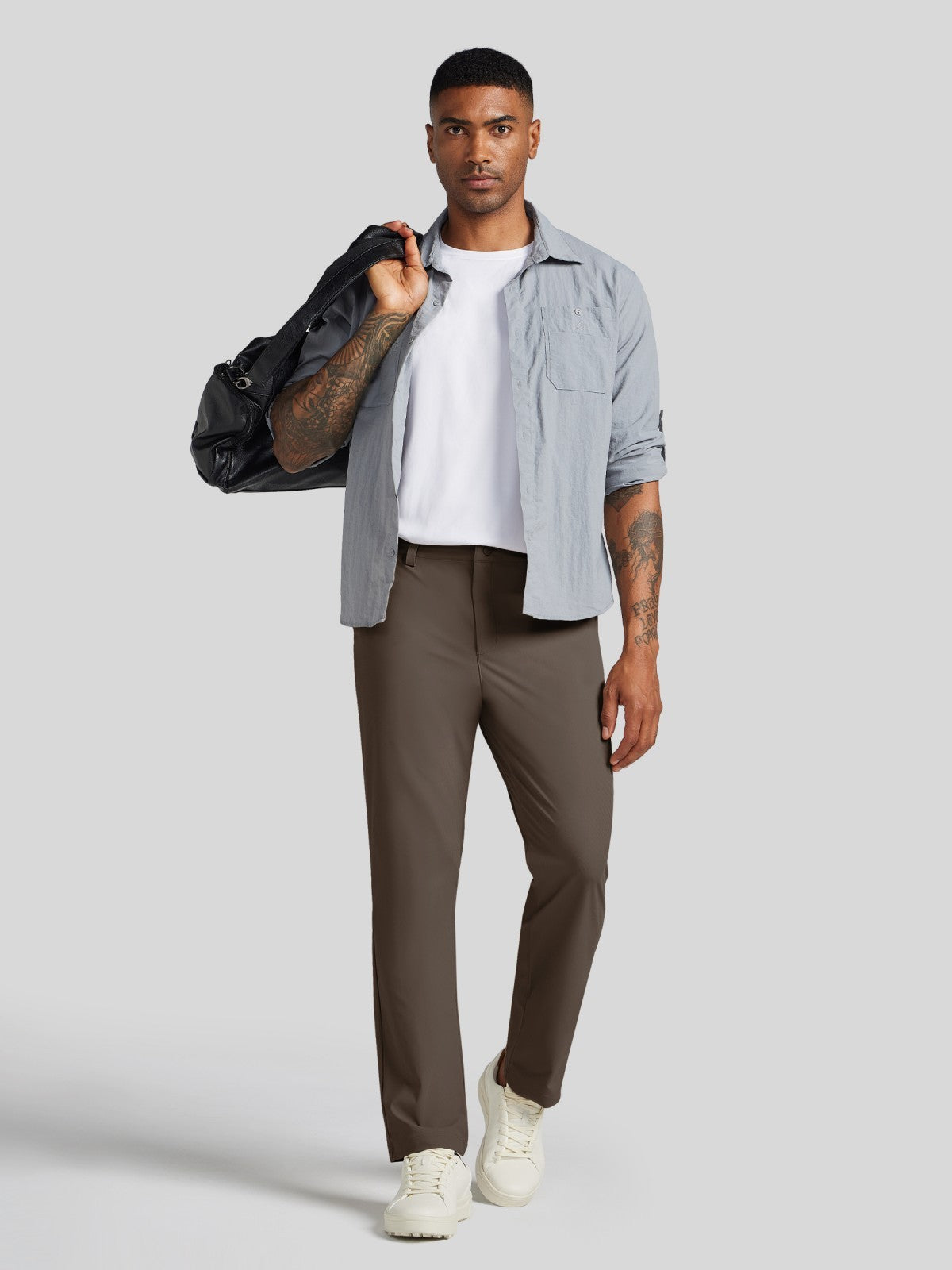 Men's Slim-Fit Golf Dress Pants 34 Inch