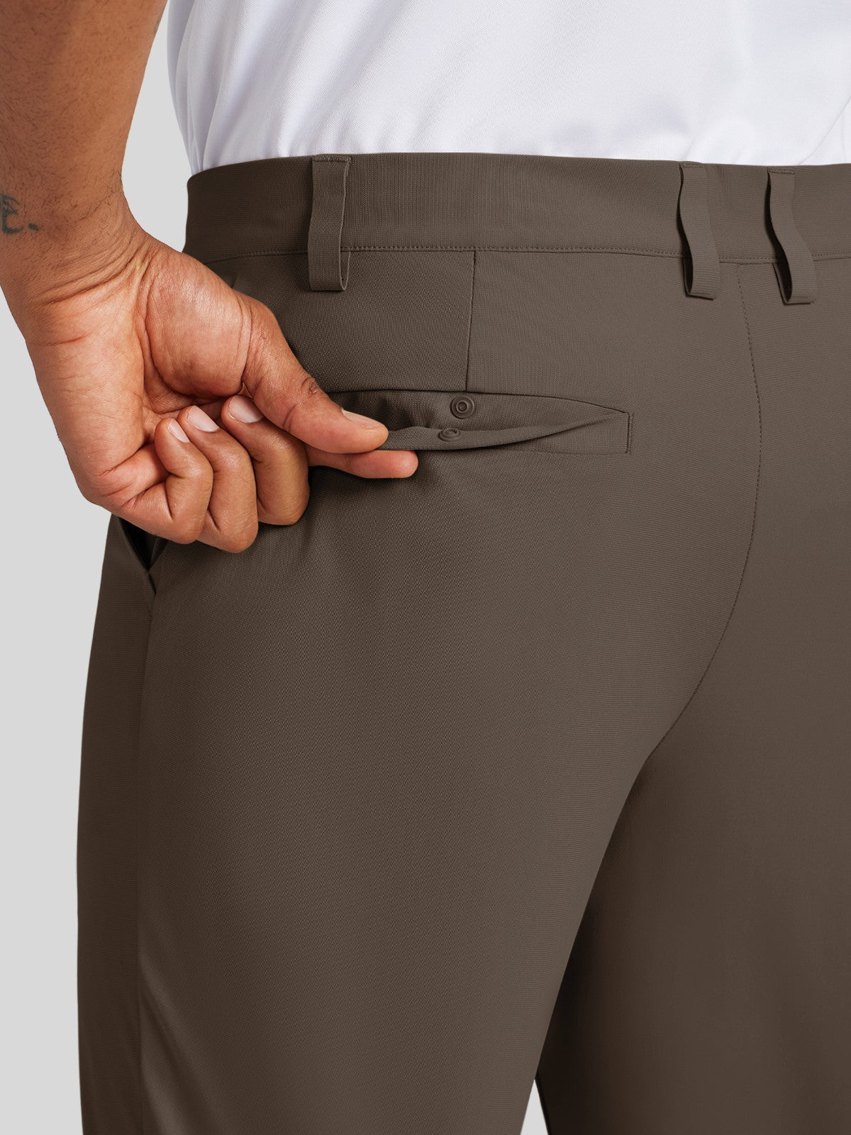Men's Slim-Fit Golf Dress Pants 30 Inch