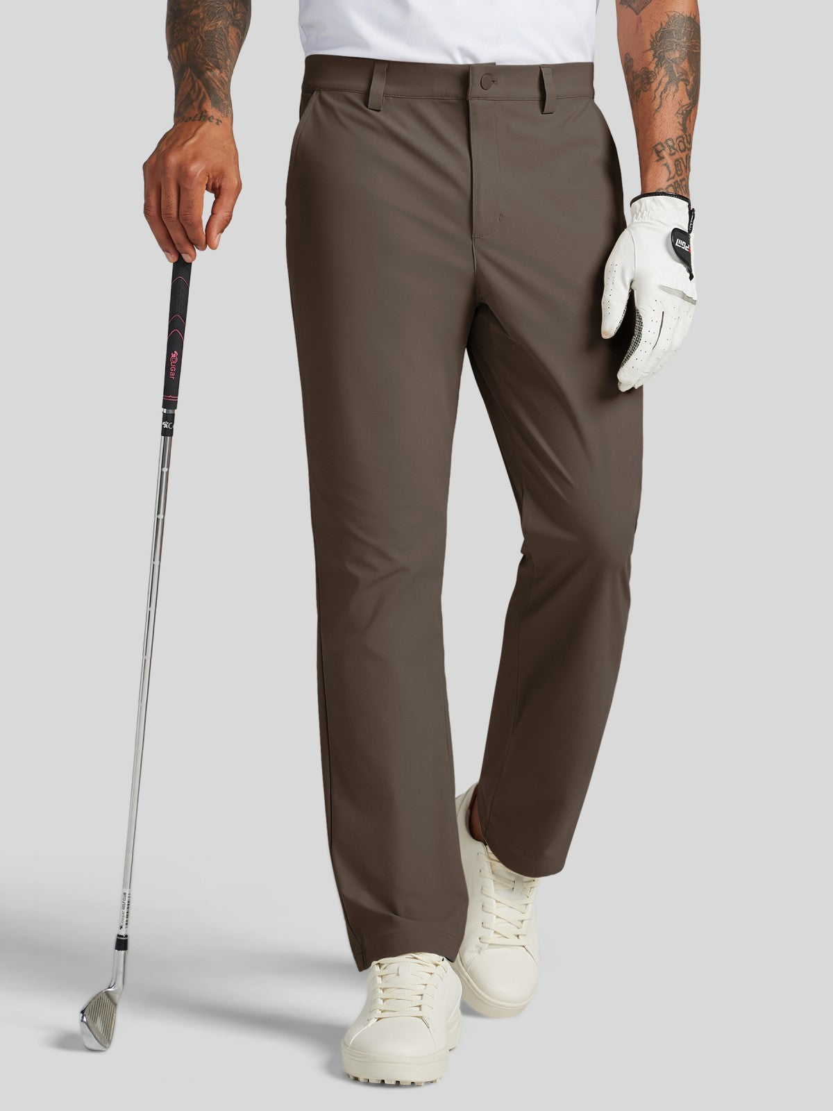 Men's Slim-Fit Golf Dress Pants 30 Inch