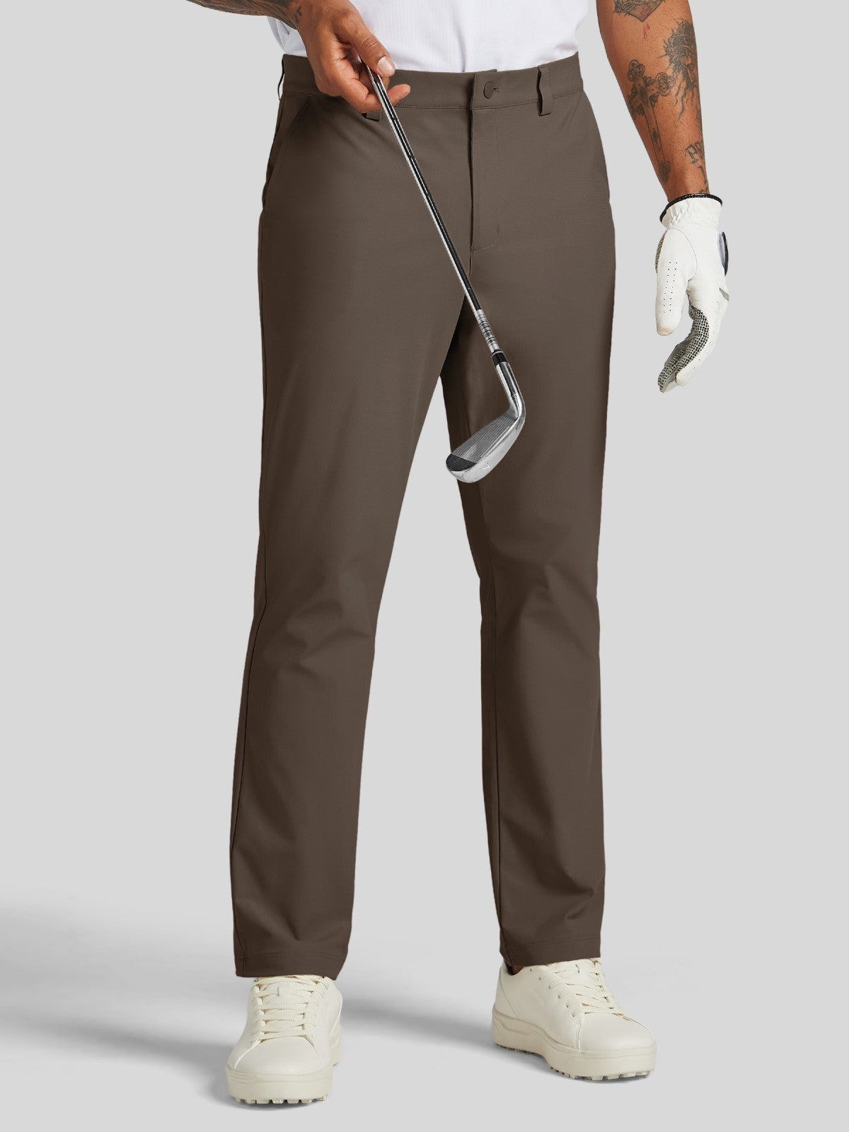 Men's Slim-Fit Golf Dress Pants 34 Inch