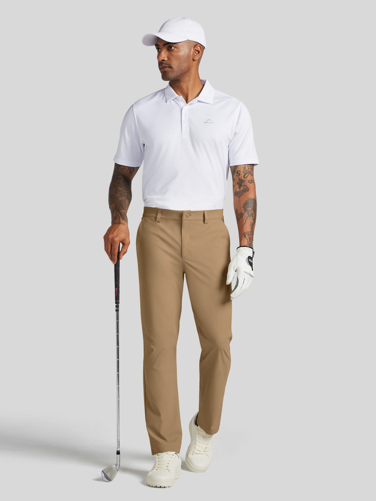 Men's Slim-Fit Golf Dress Pants 34 Inch
