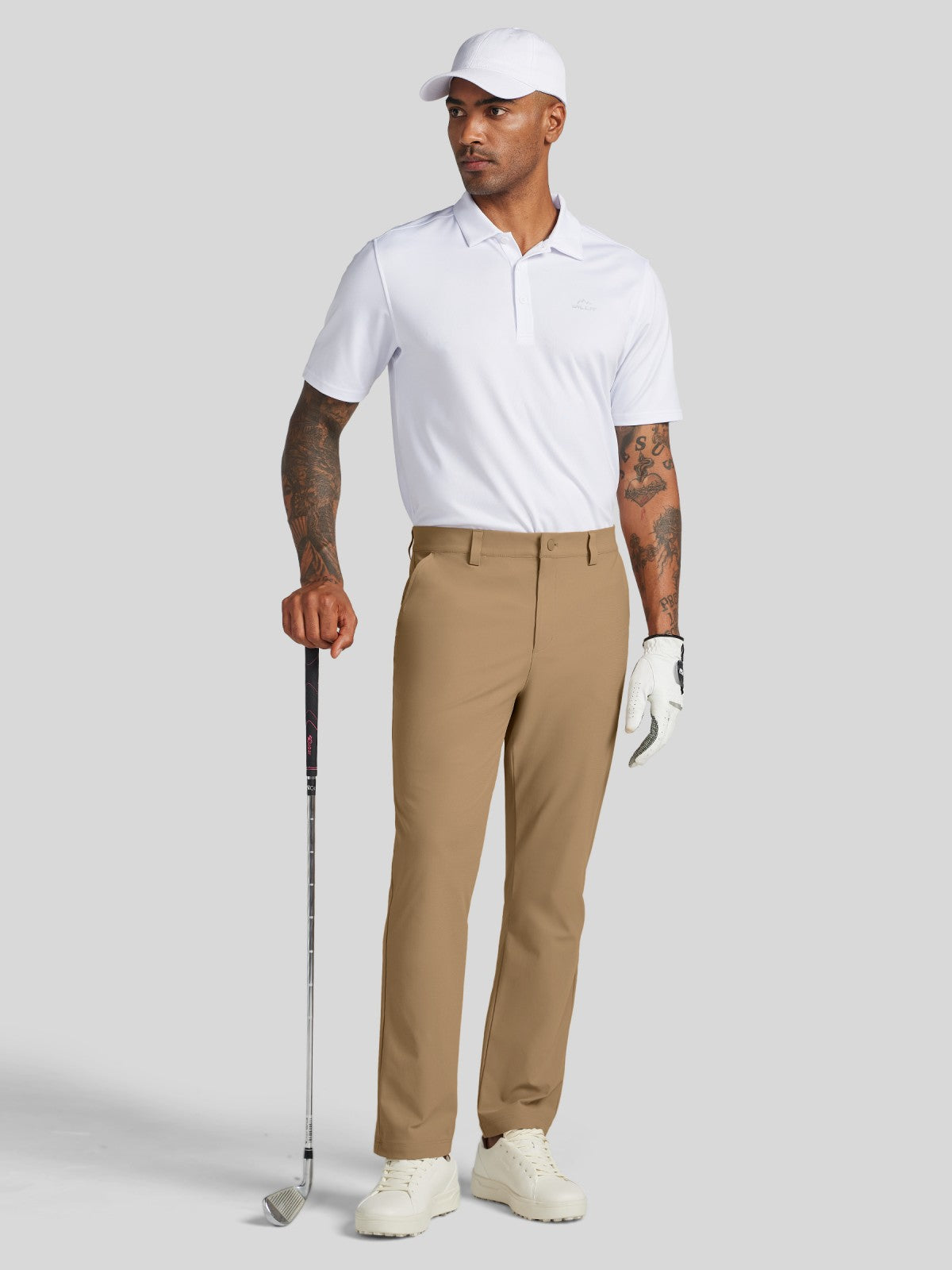 Men's Slim-Fit Golf Dress Pants 28 Inch