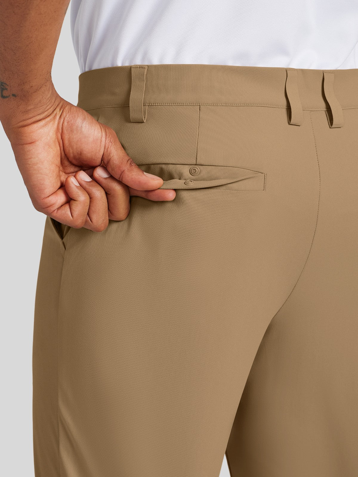 Men's Slim-Fit Golf Dress Pants 30 Inch