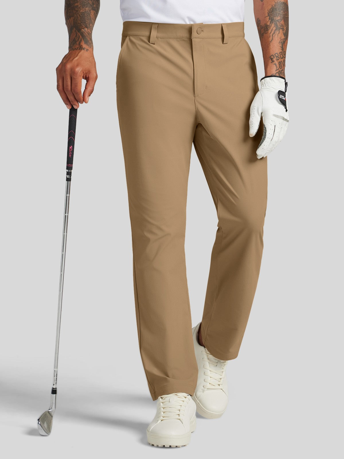 Men's Slim-Fit Golf Dress Pants 30 Inch