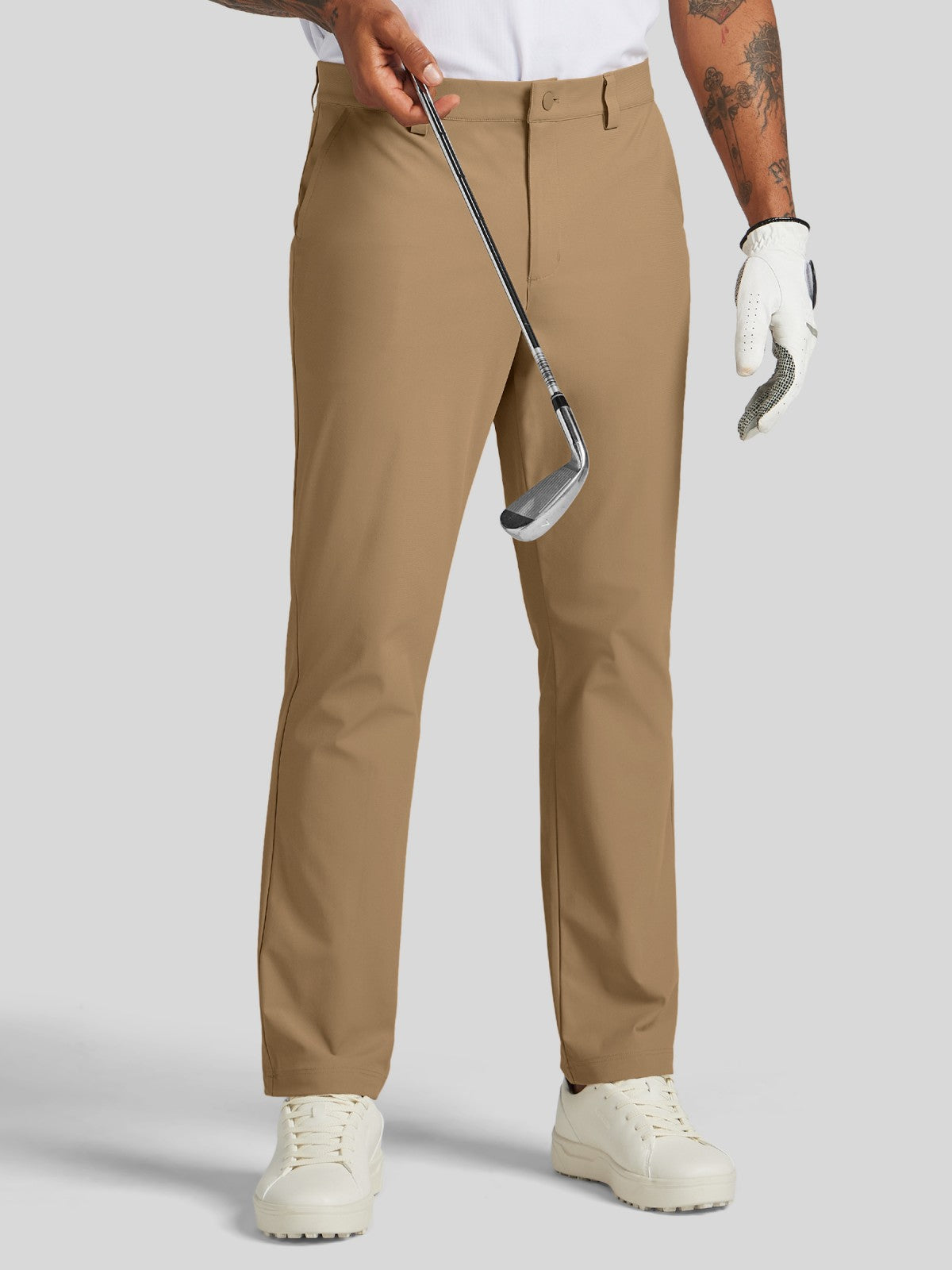 Men's Slim-Fit Golf Dress Pants 34 Inch