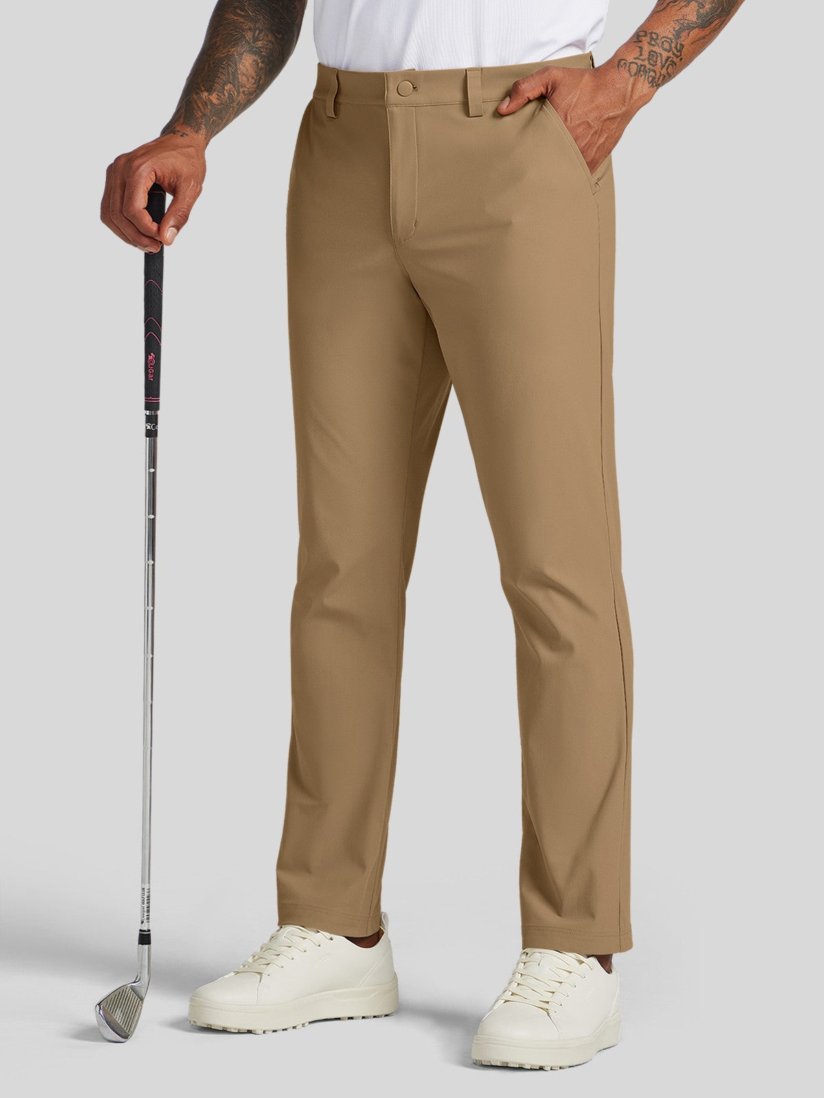 Men's Slim-Fit Golf Dress Pants 30 Inch
