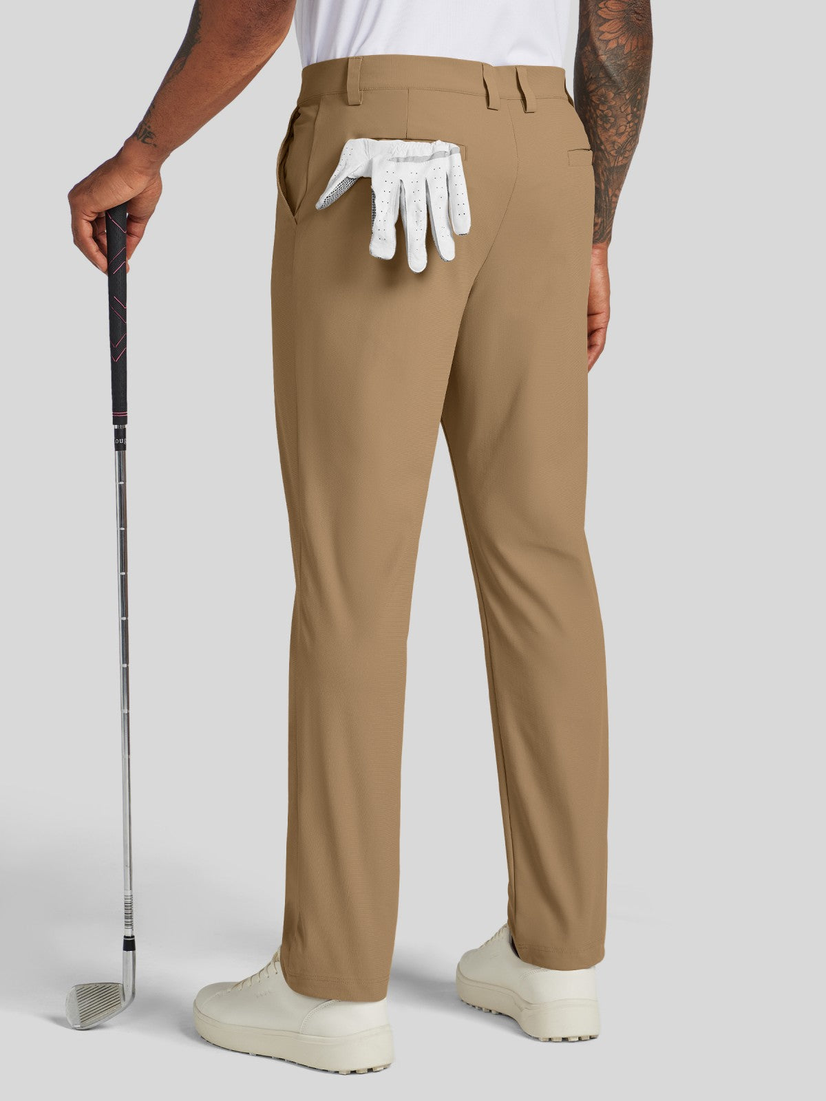 Men's Slim-Fit Golf Dress Pants 34 Inch